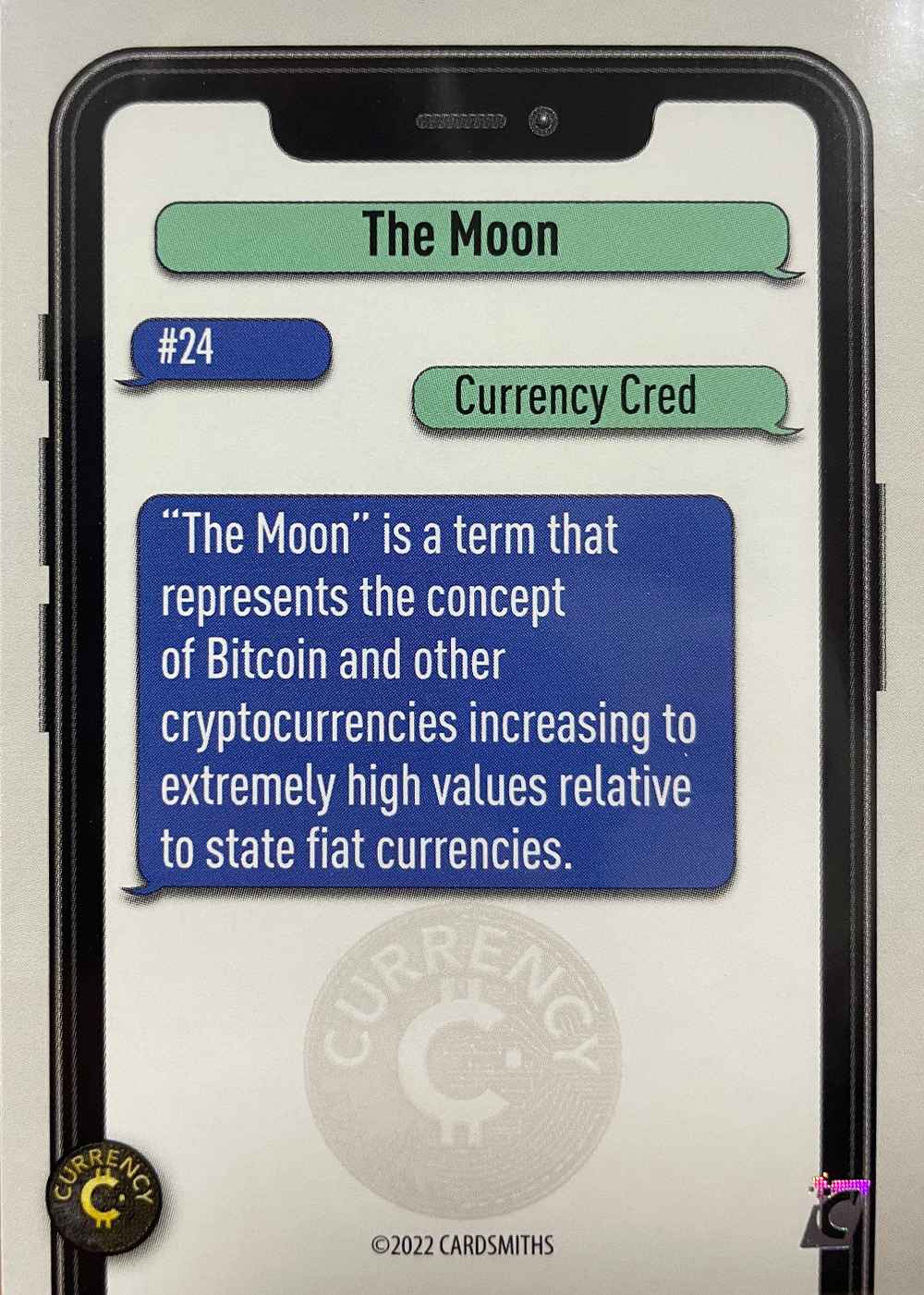 The Moon (Base) card back