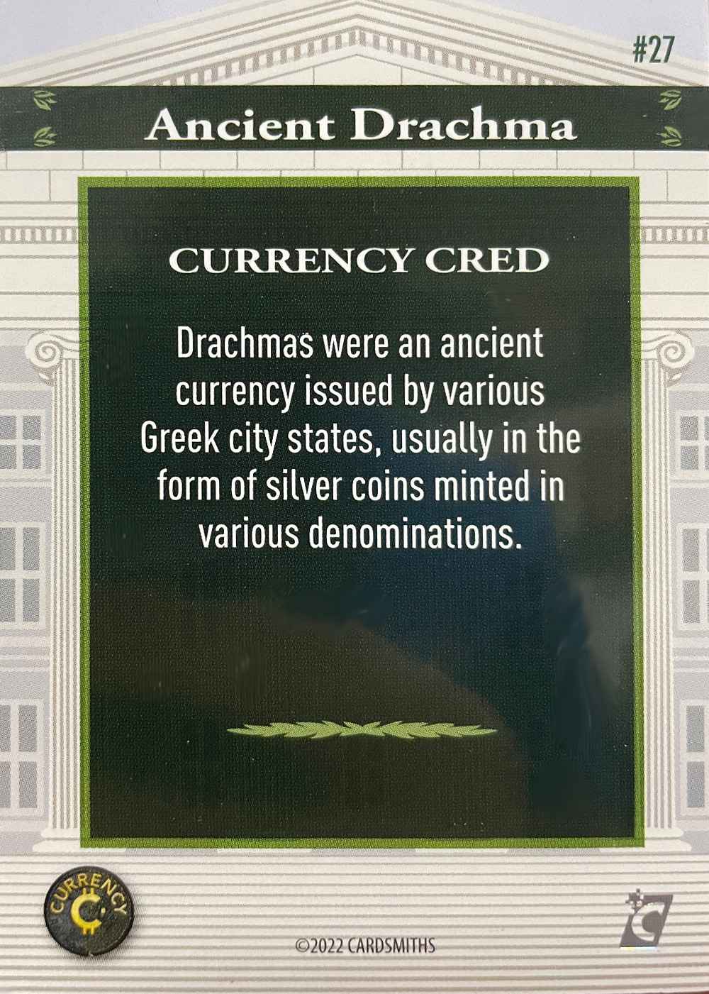 Ancient Drachma (Base) card back