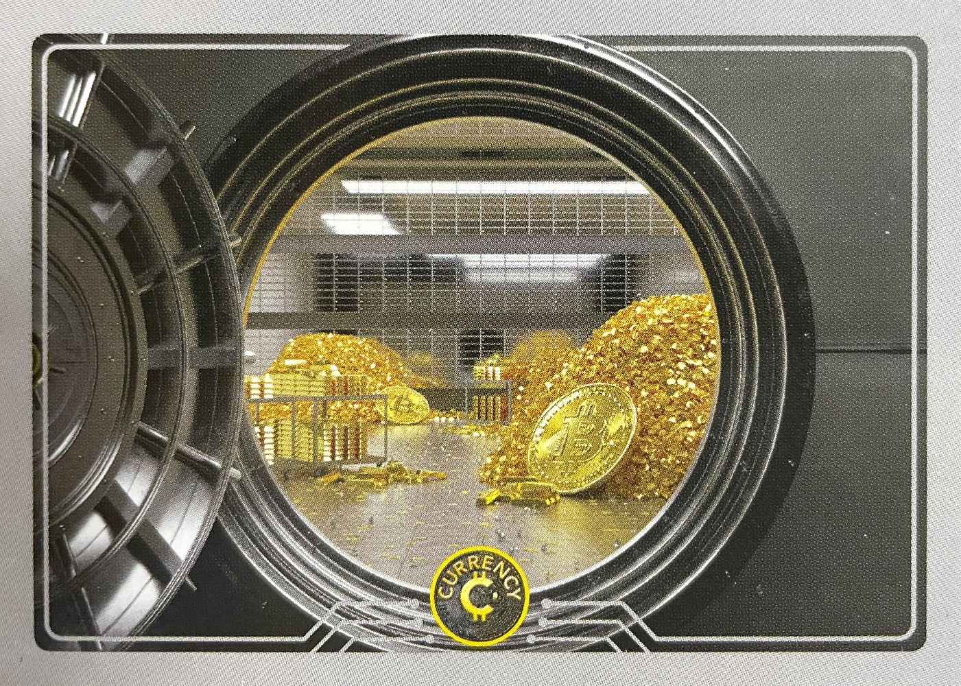 Gold card front