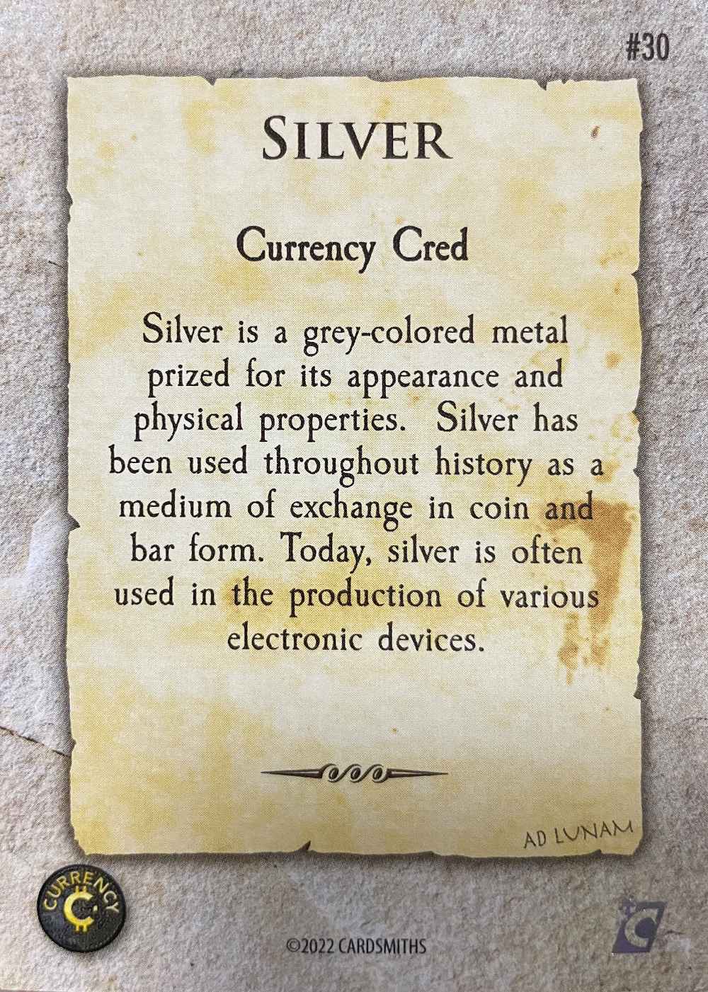 Silver (Base) card back