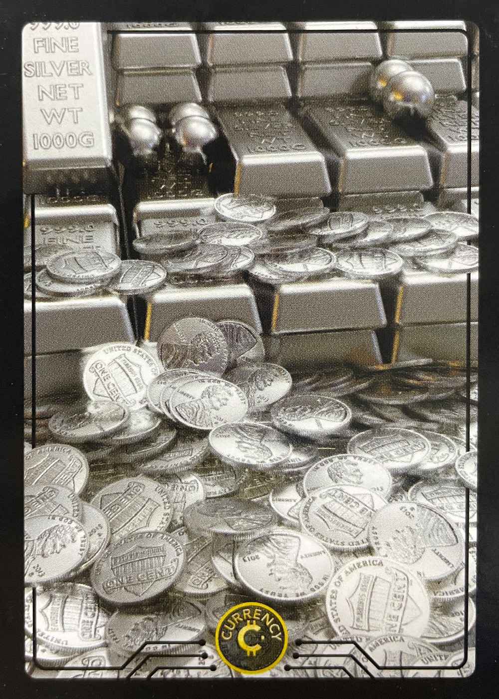 Silver card front