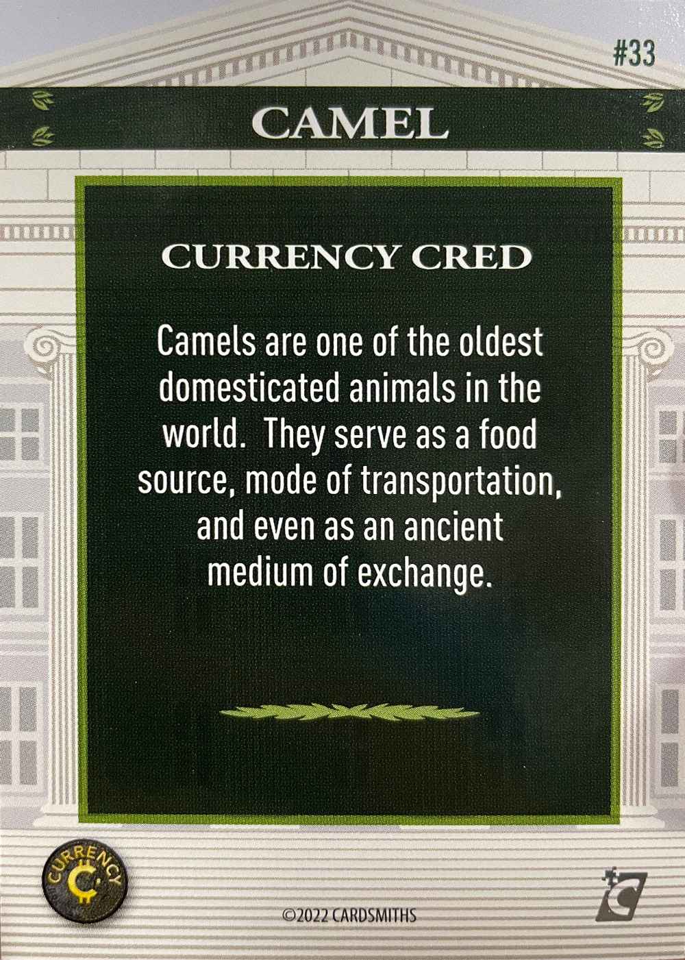 Camel (Base) card back