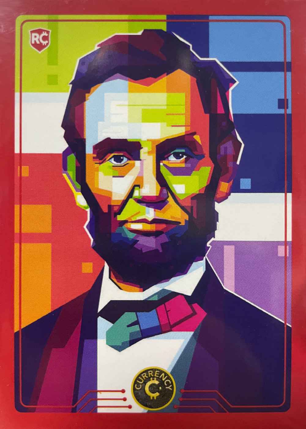Abraham Lincoln card front