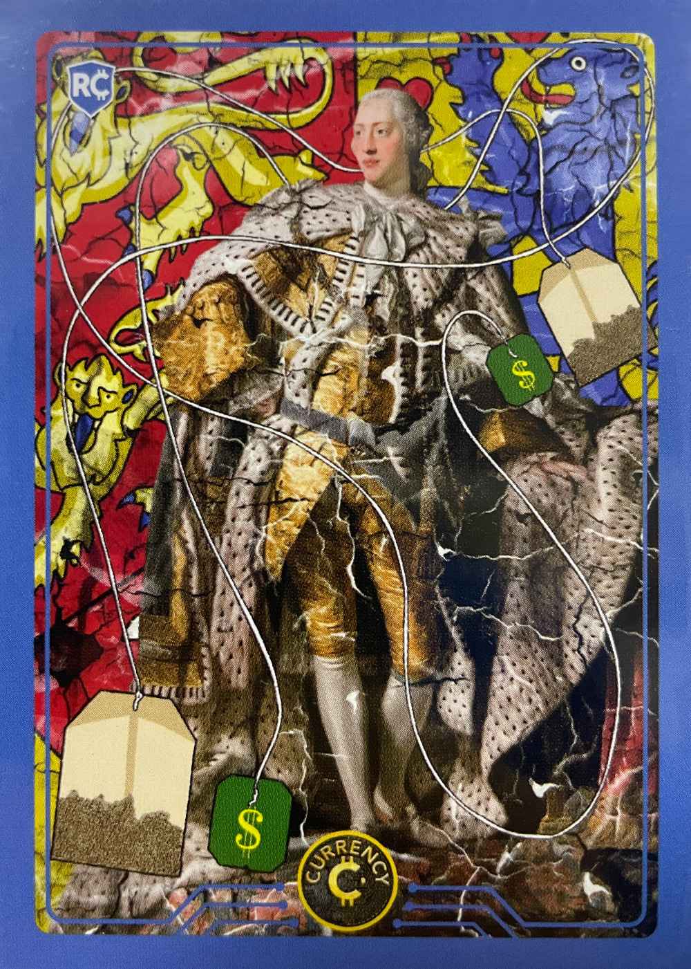 King George III card front