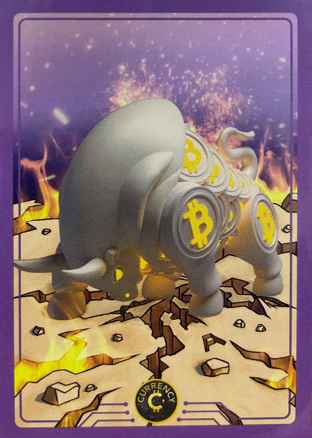 Bitcoin card front