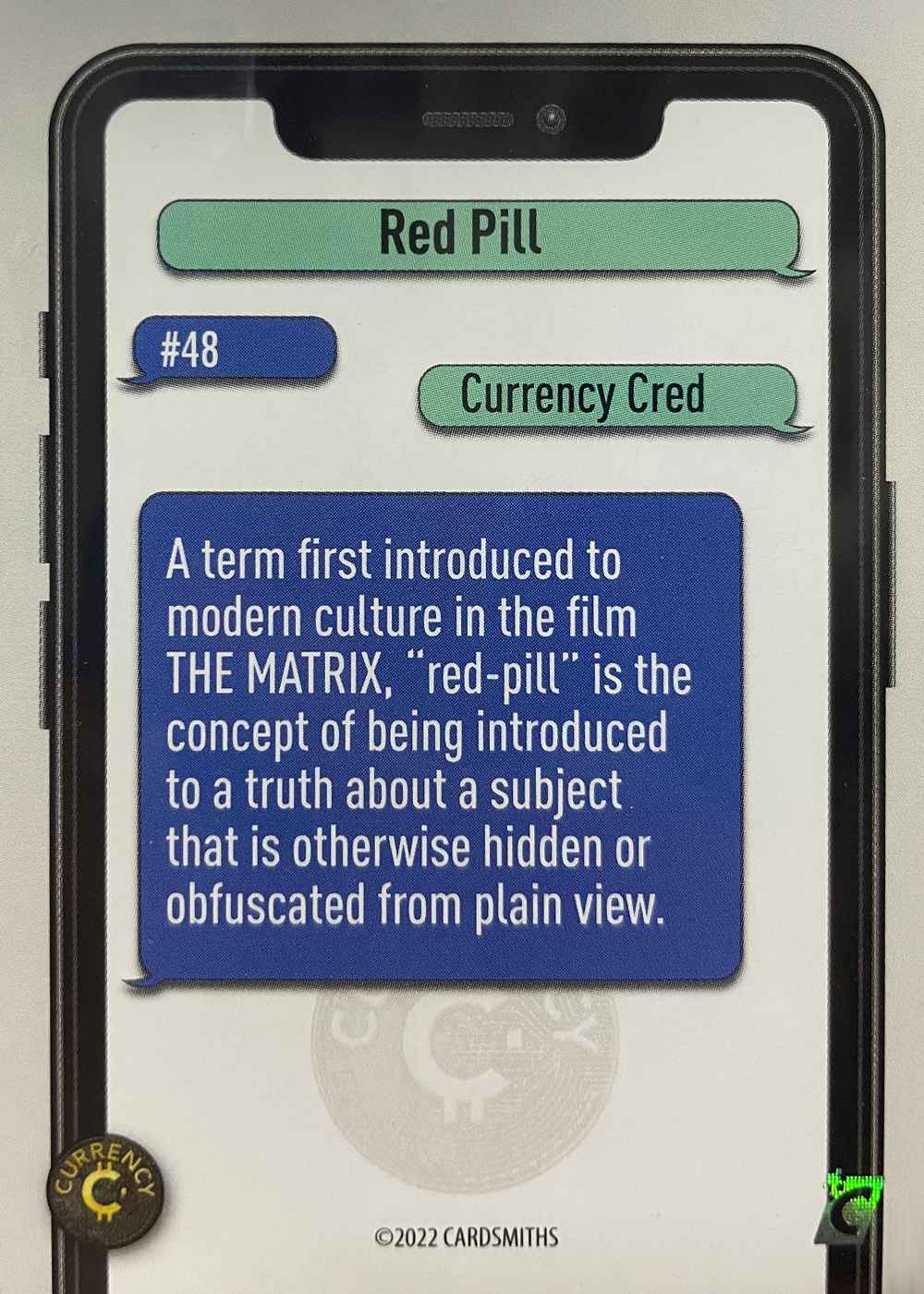 Red Pill (Base) card back