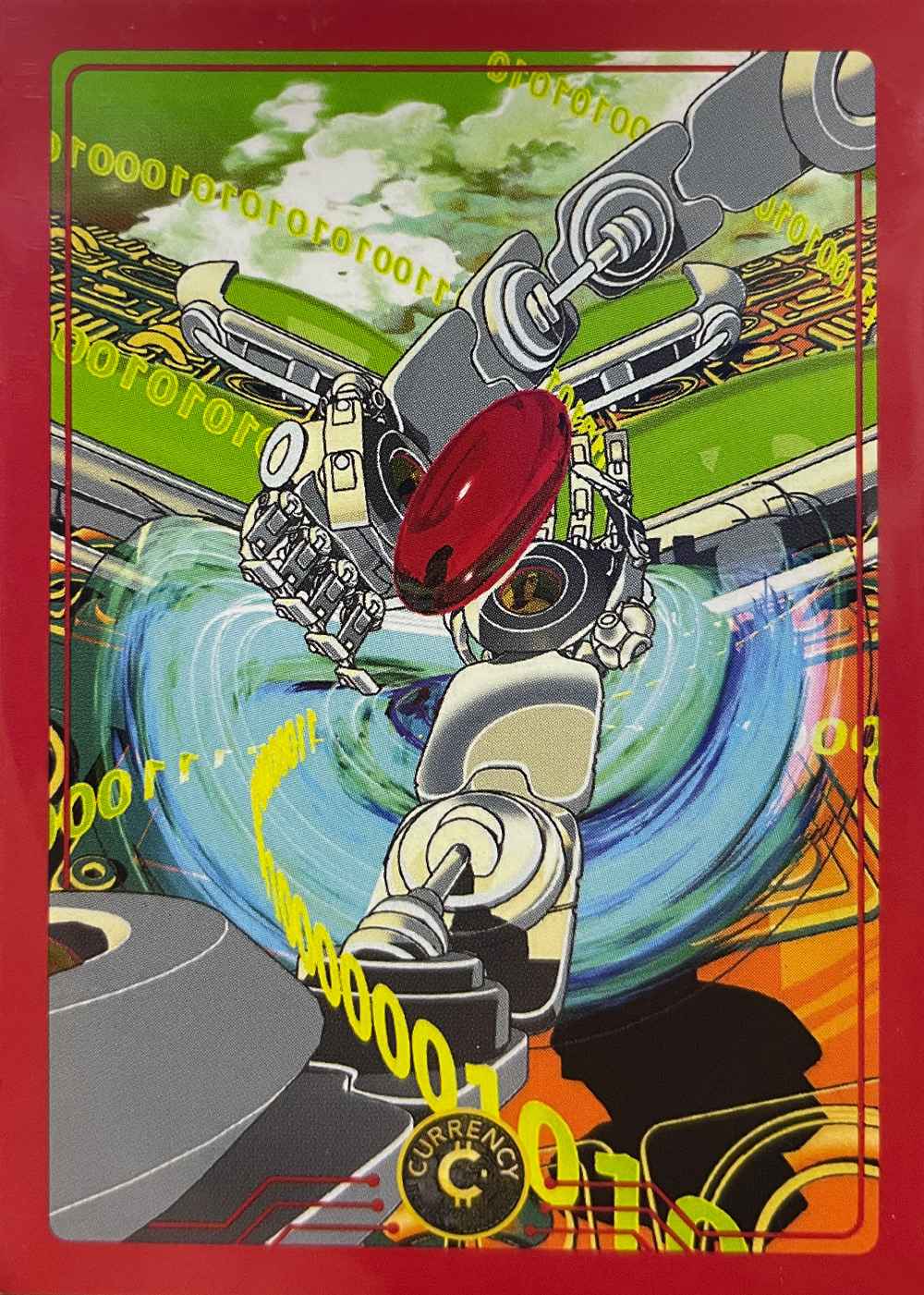 Red Pill card front