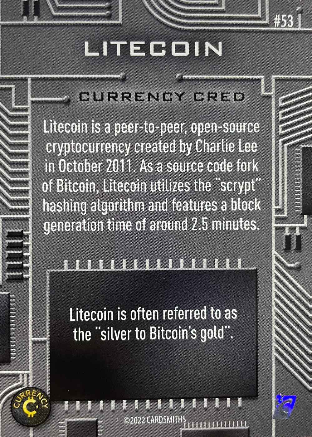 Litecoin (Base) card back