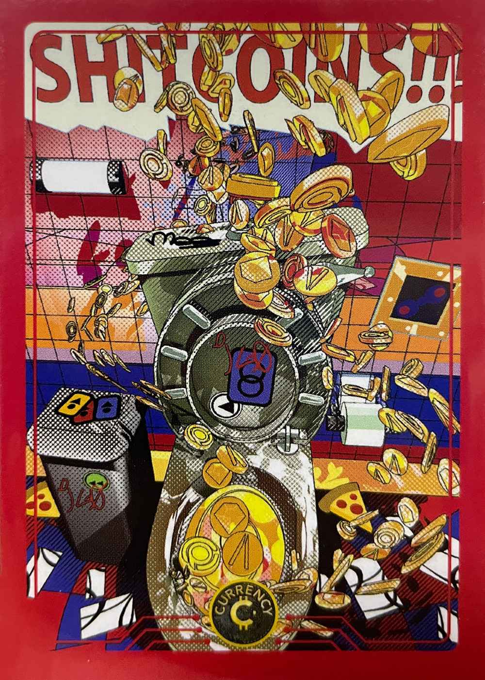 Shitcoins card front