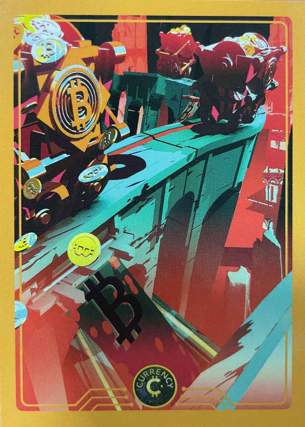 Bitcoin card front