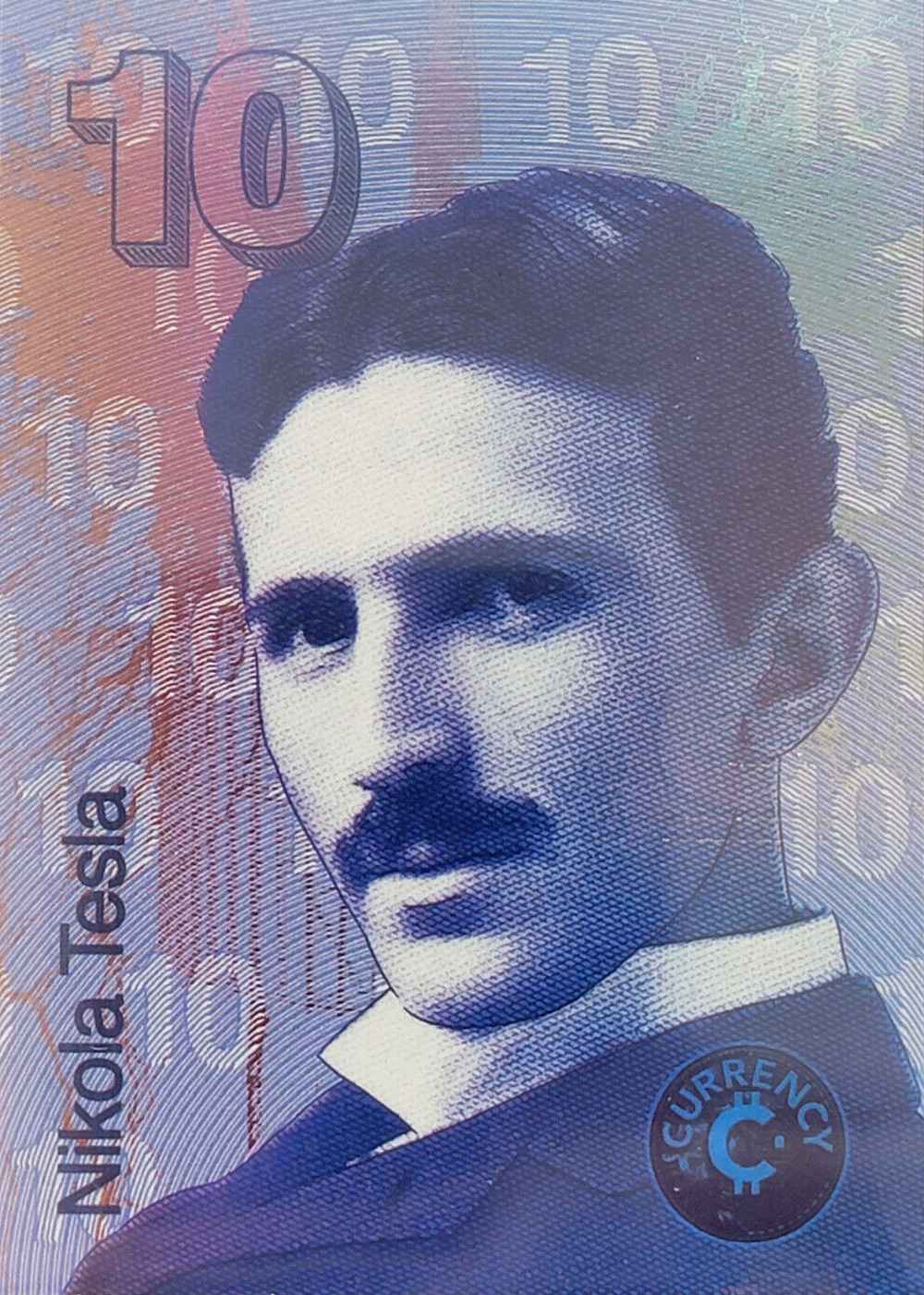 Nikola Tesla (10) card front