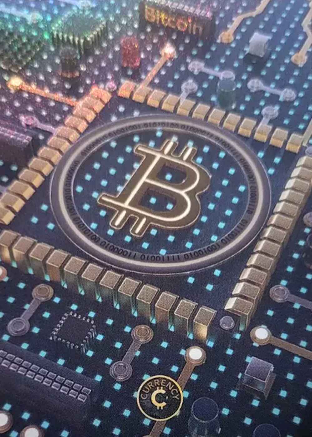 Bitcoin card front