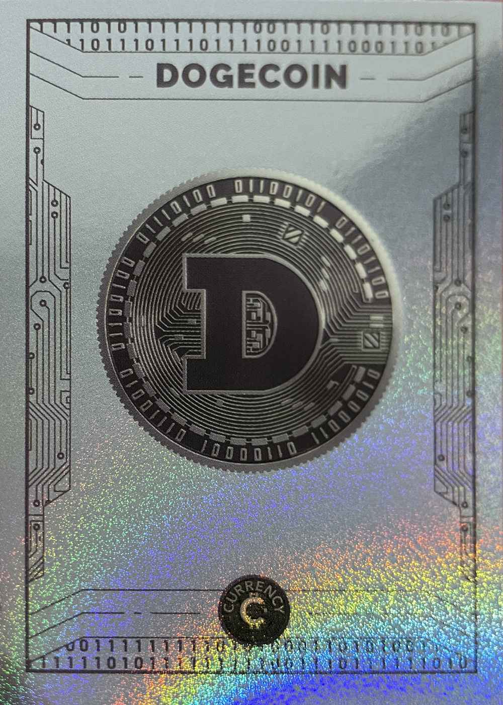 Dogecoin card front