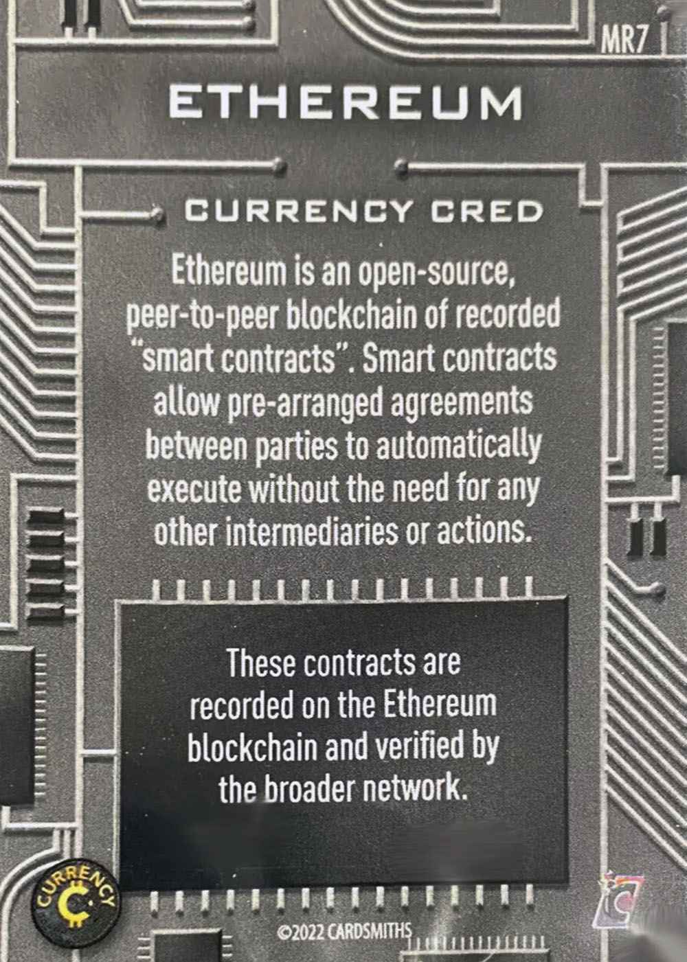Ethereum (Crystal Sparkle) card back