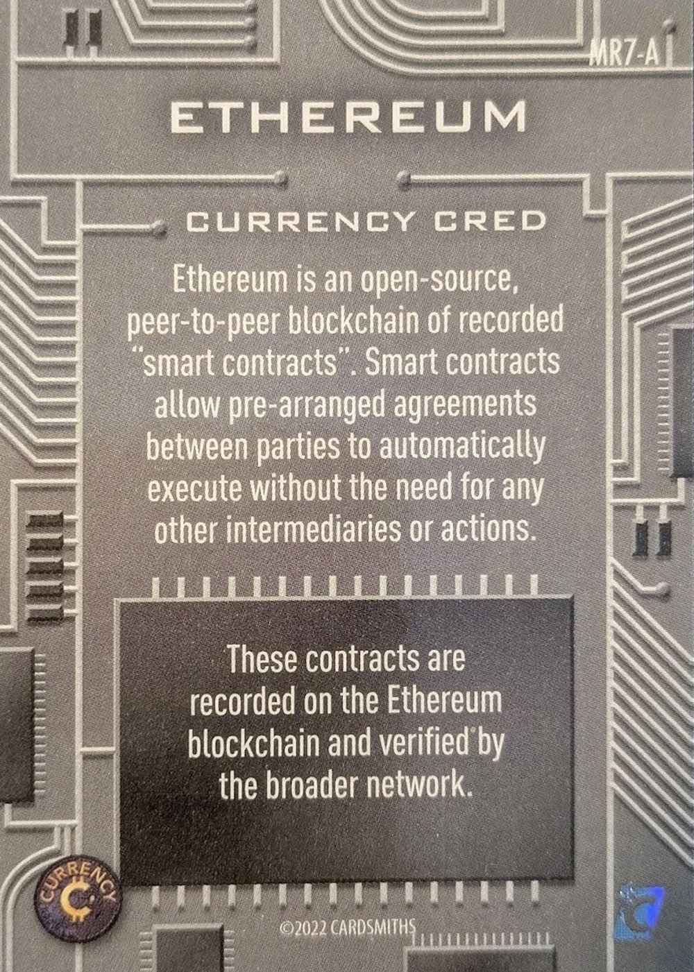 Ethereum (Crystal Sparkle) card back