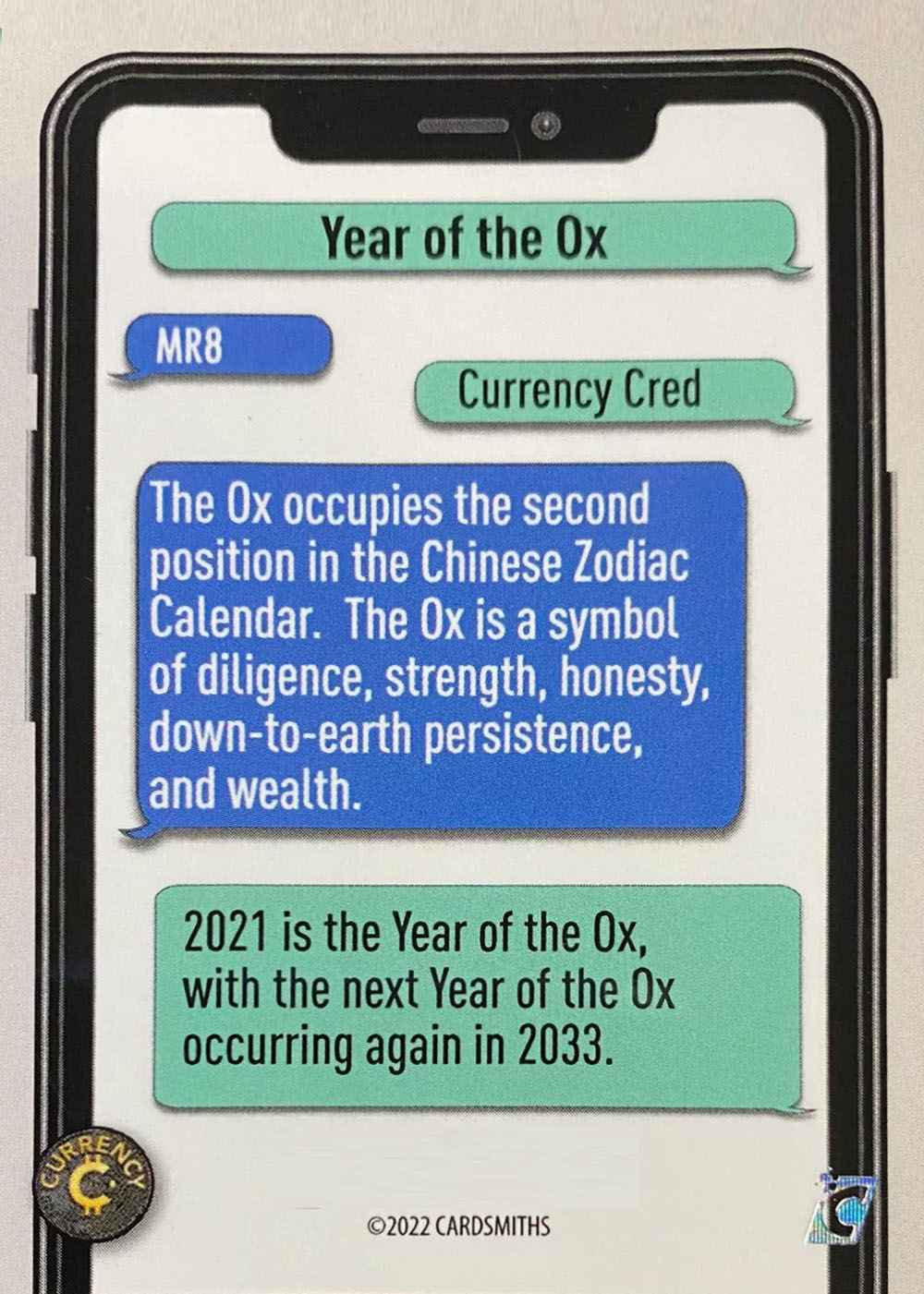 Year of the Ox (Meta-Rare) card back