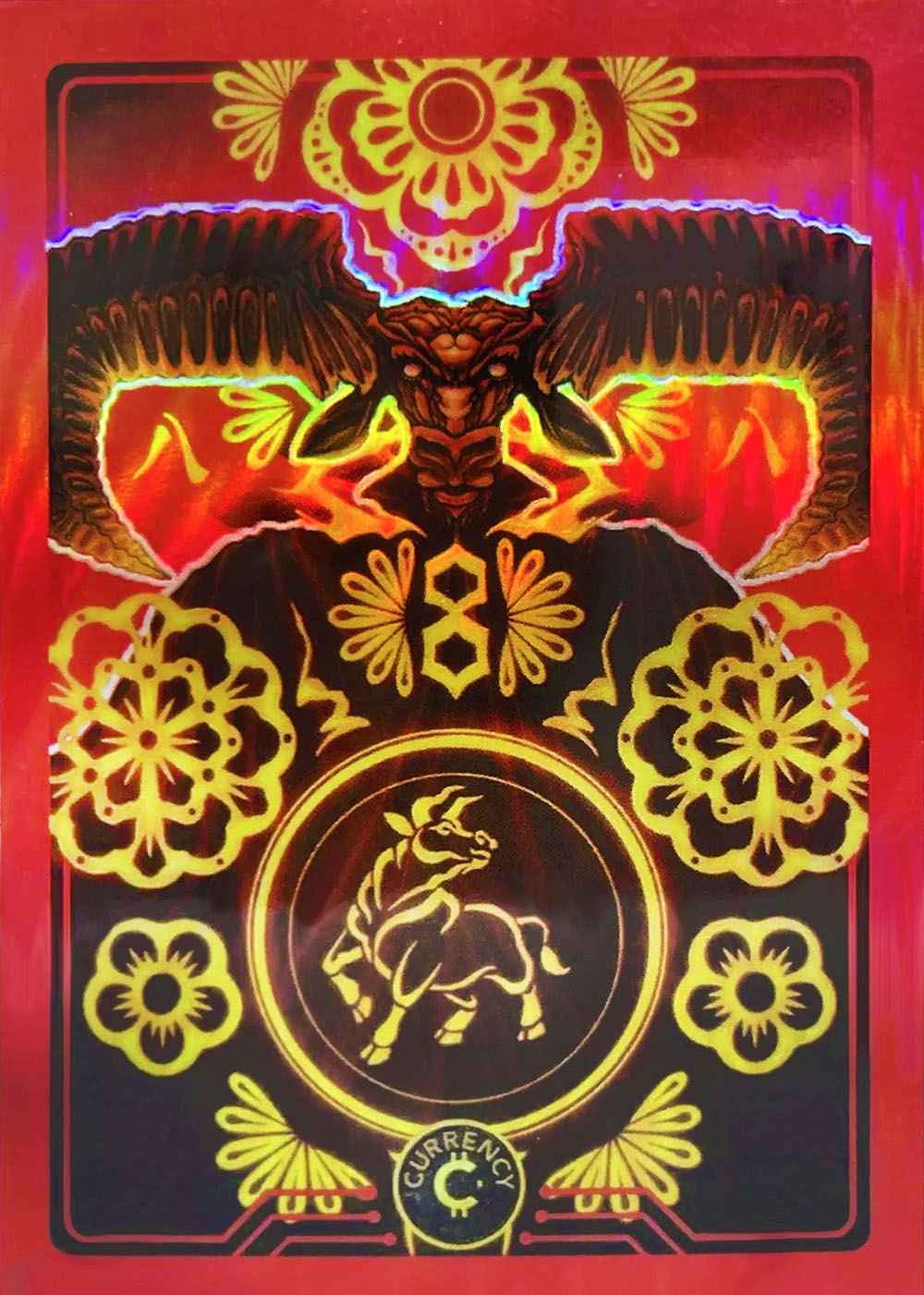 Year of the Ox card front