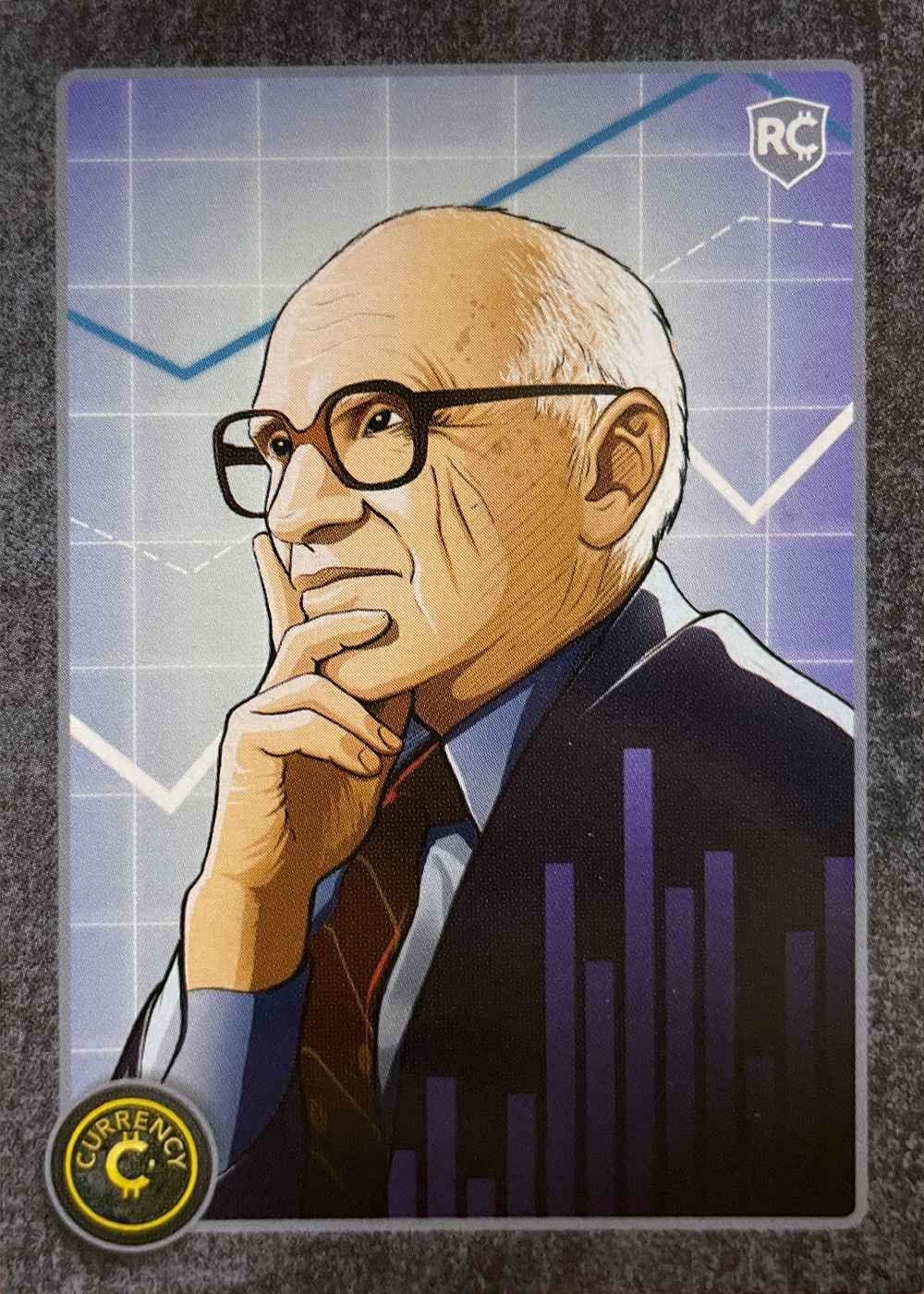 Milton Friedman RC card front