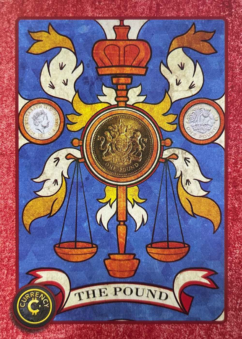 The Pound card front
