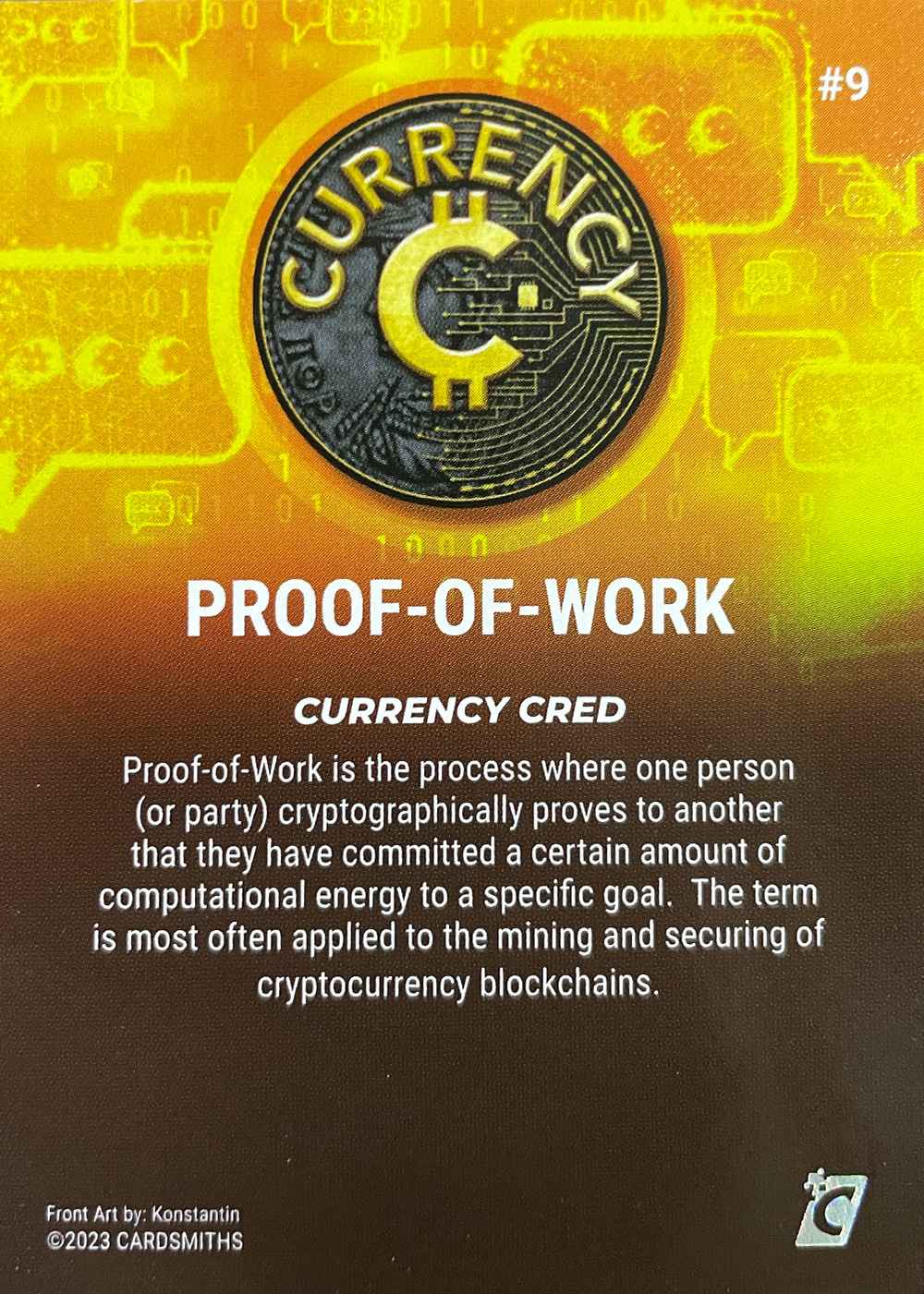 Proof-of-Work (Base) card back