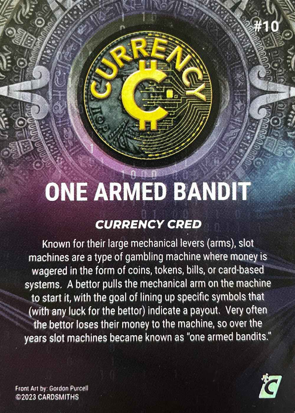 One Armed Bandit (Base) card back