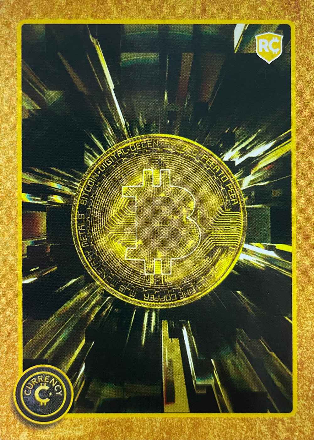 Bitcoin card front
