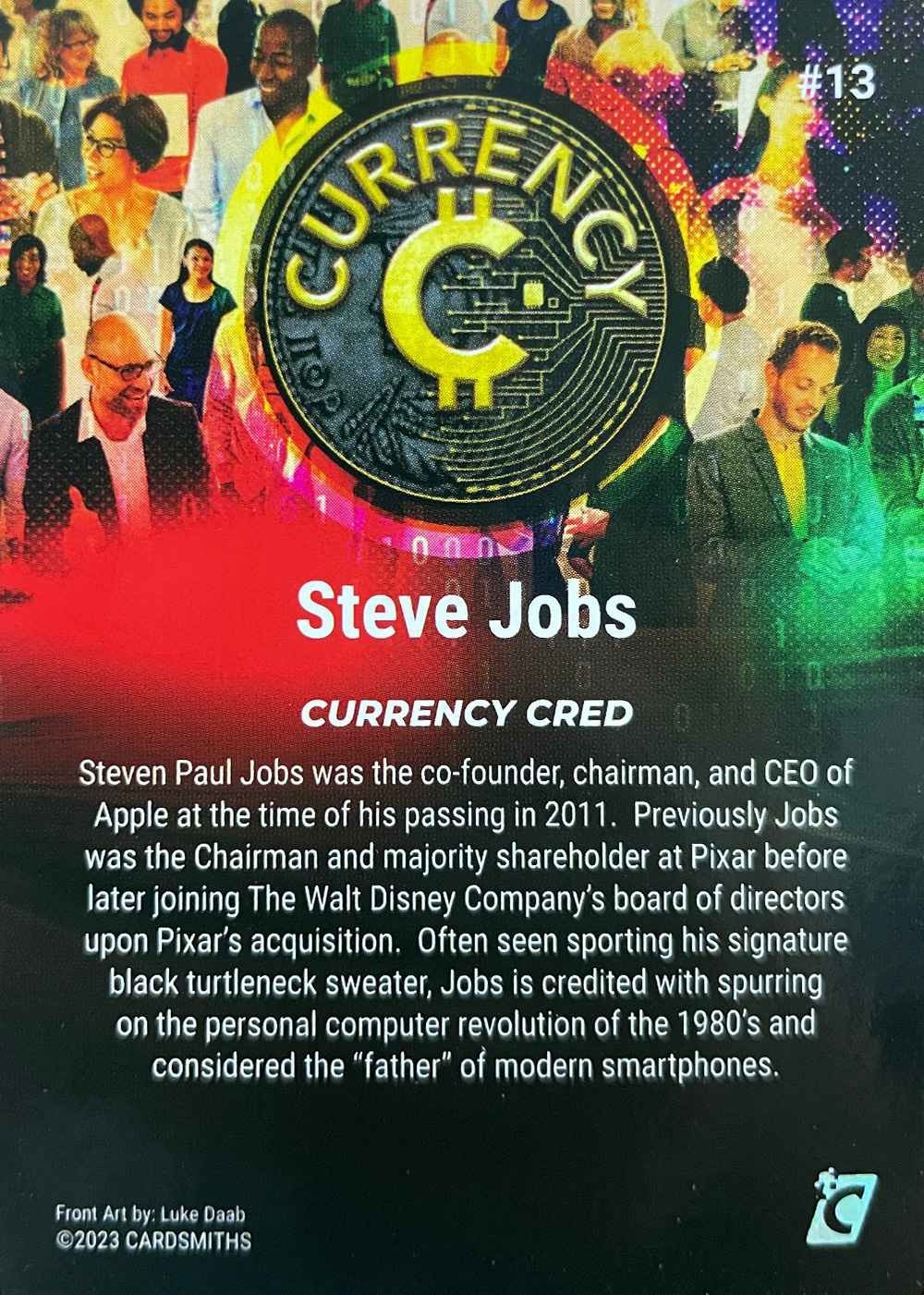 Steve Jobs RC (Base) card back