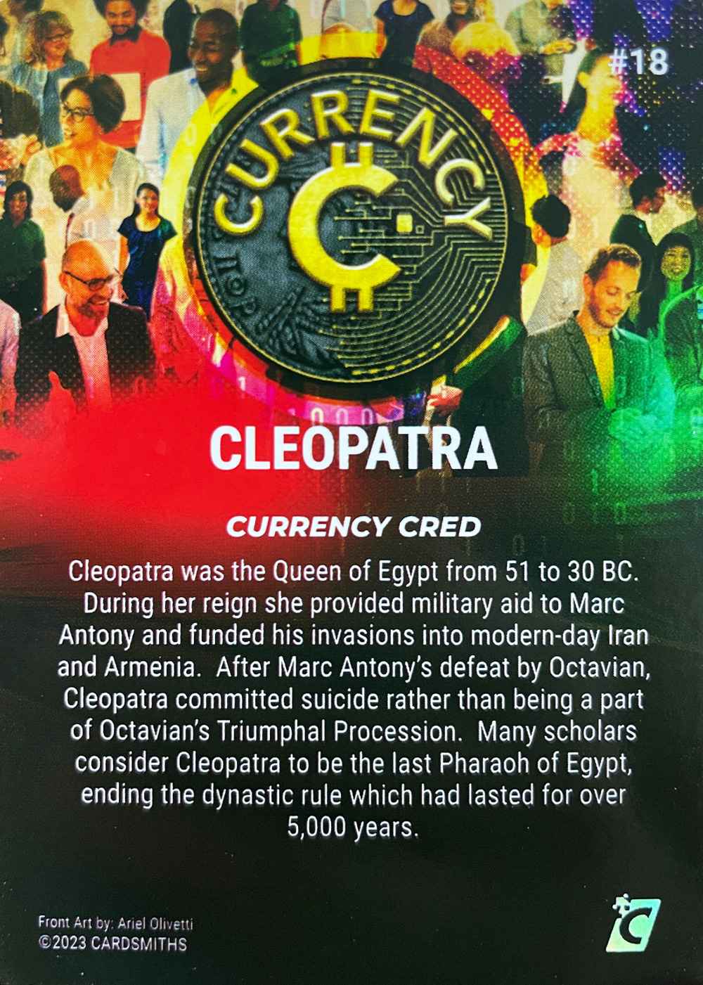 Cleopatra RC (Base) card back