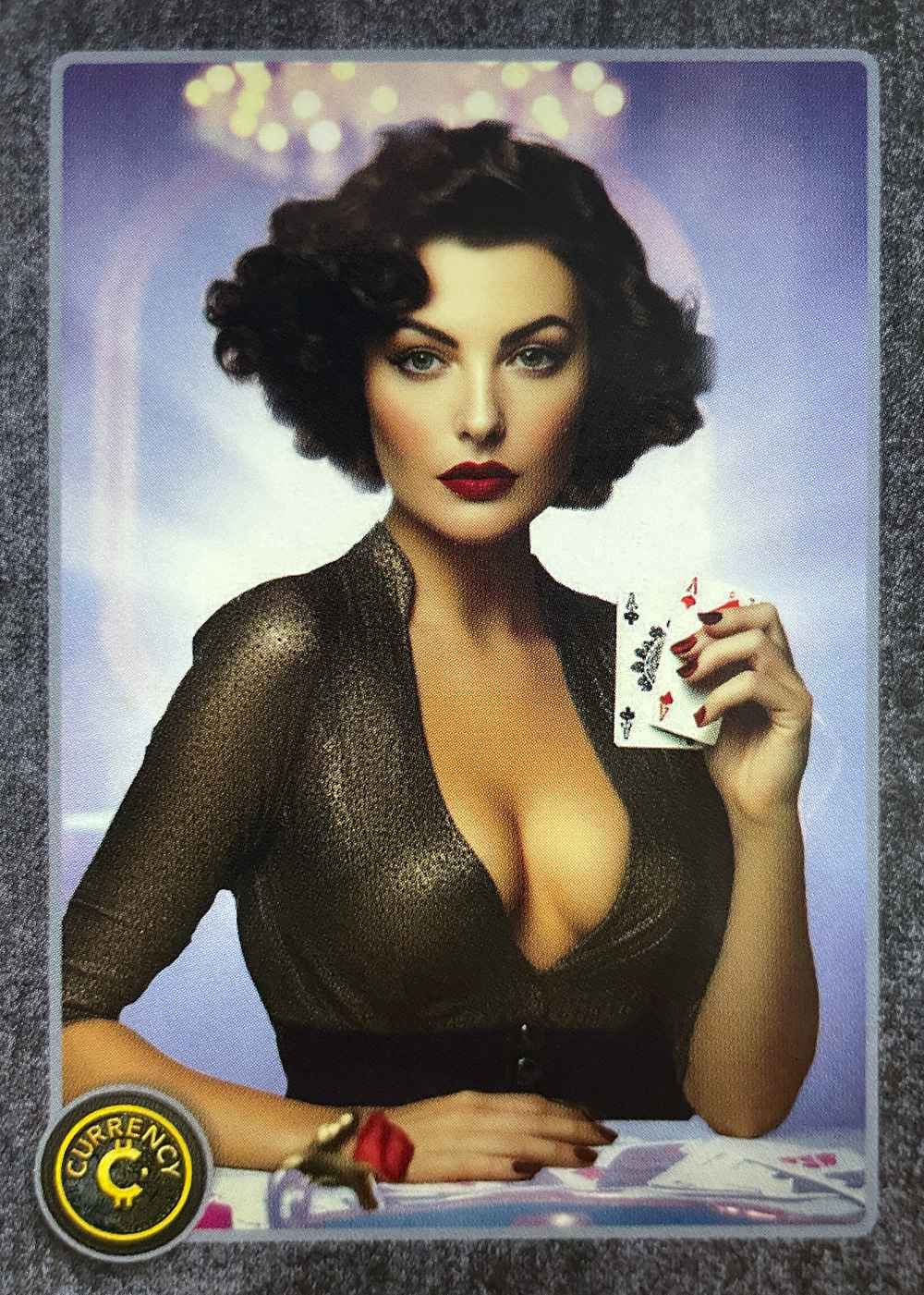 Poker card front