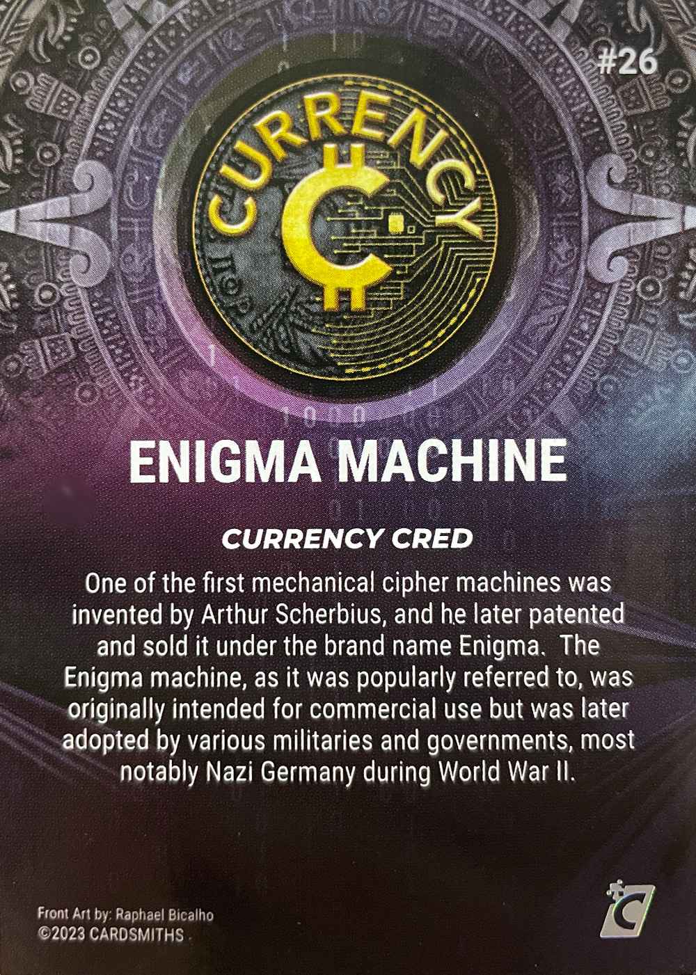 Enigma Machine (Base) card back