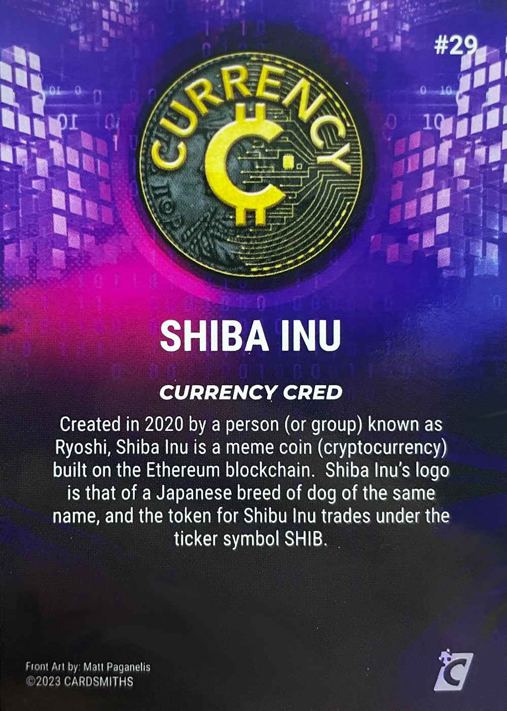 Shiba Inu (Base) card back