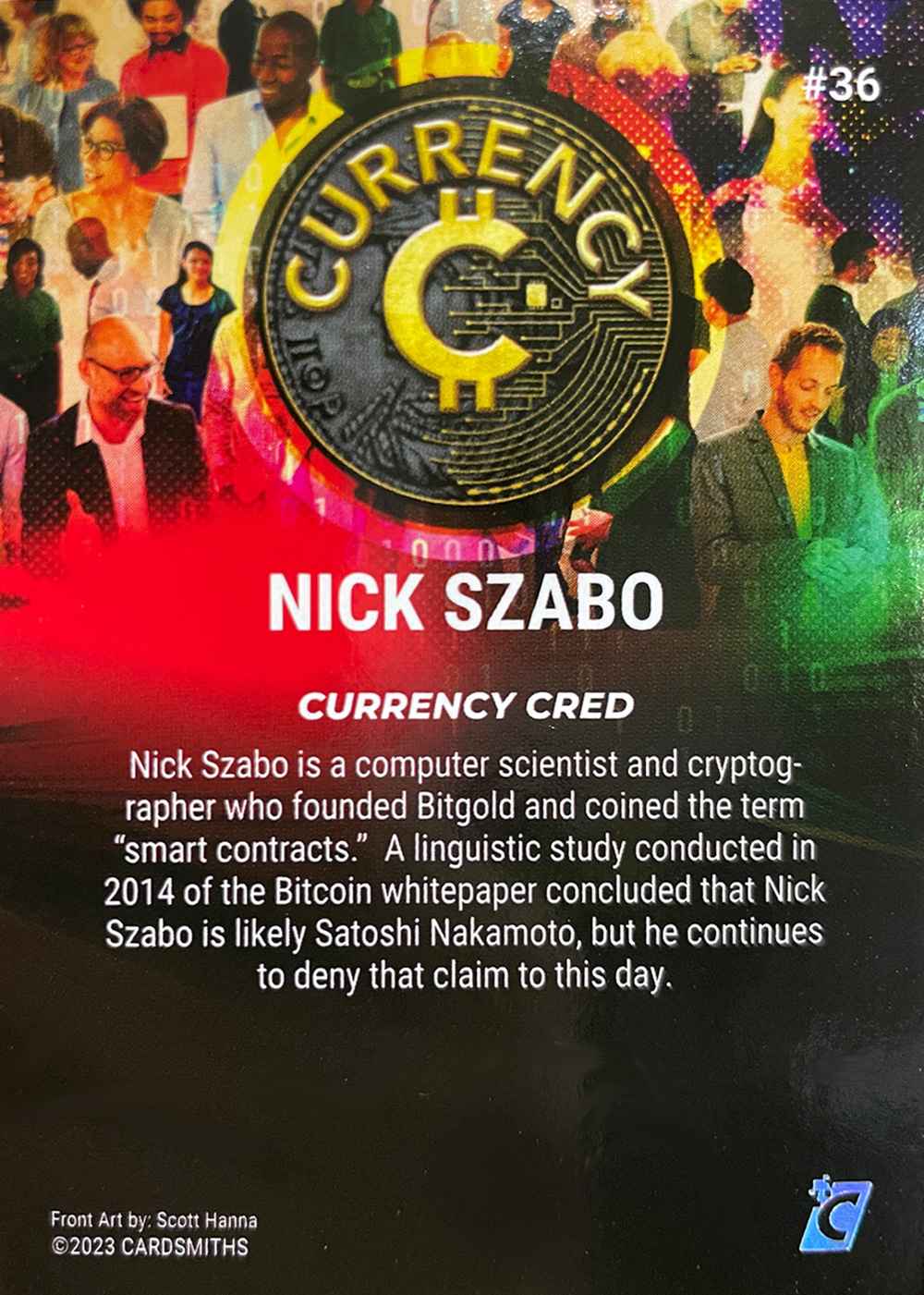 Nick Szabo RC (Base) card back
