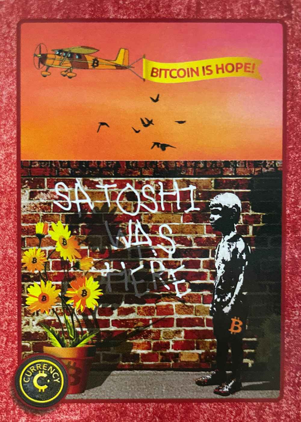 Bitcoin is Hope card front