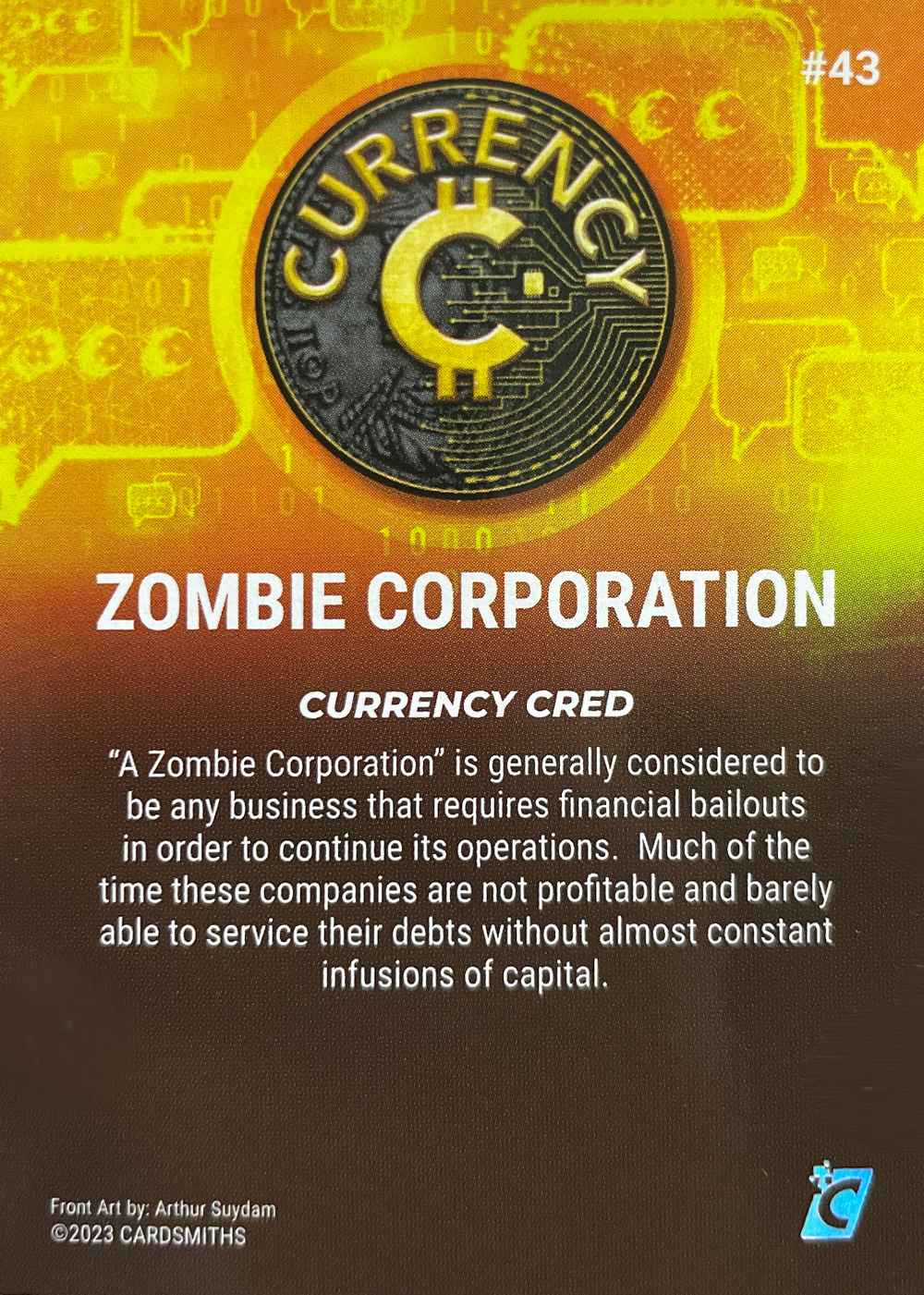 Zombie Corporation (Base) card back