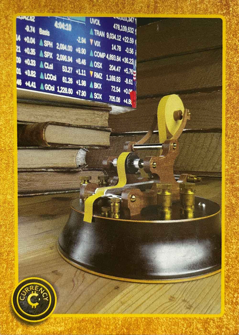 Stock Ticker card front
