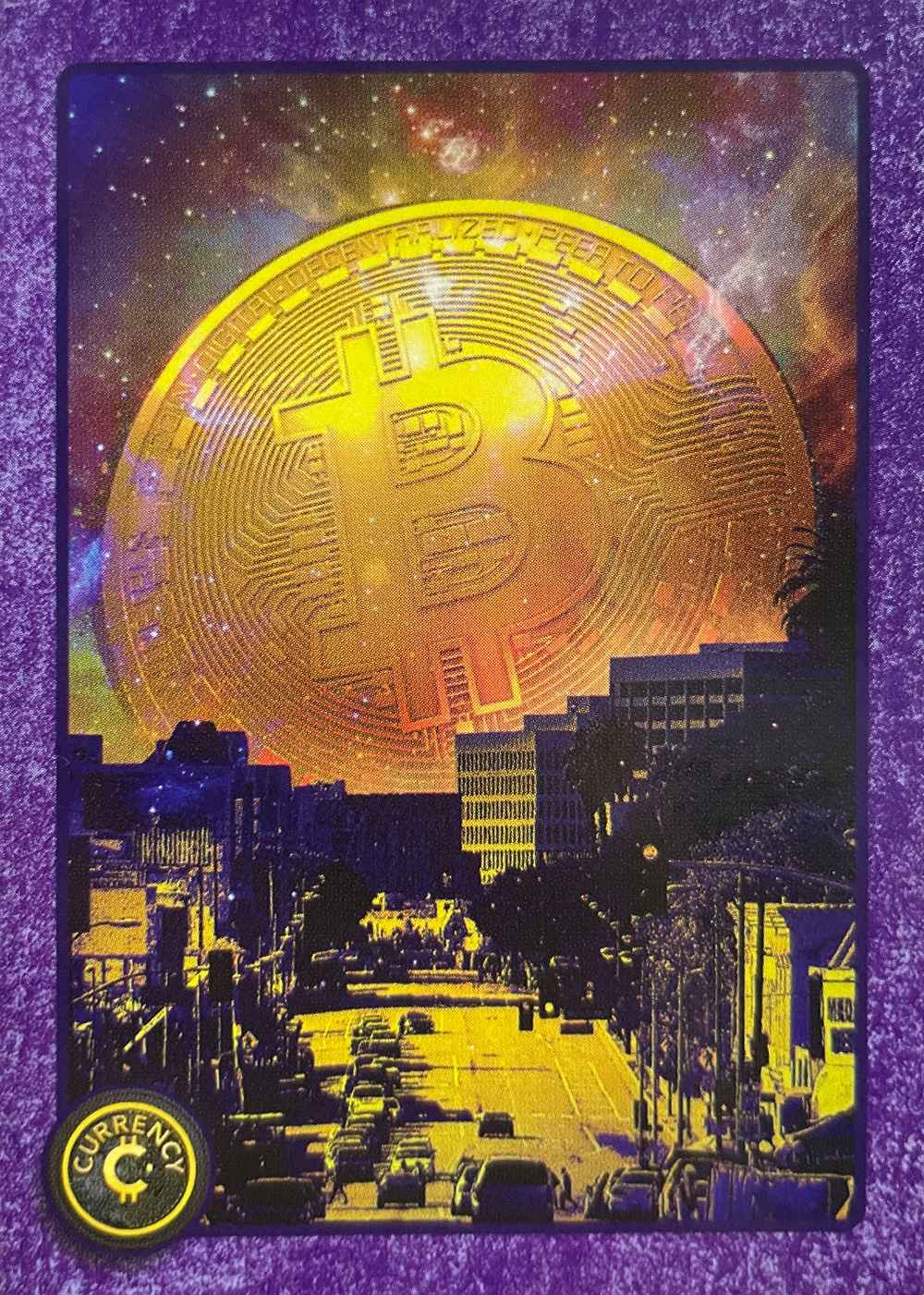 Bitcoin card front