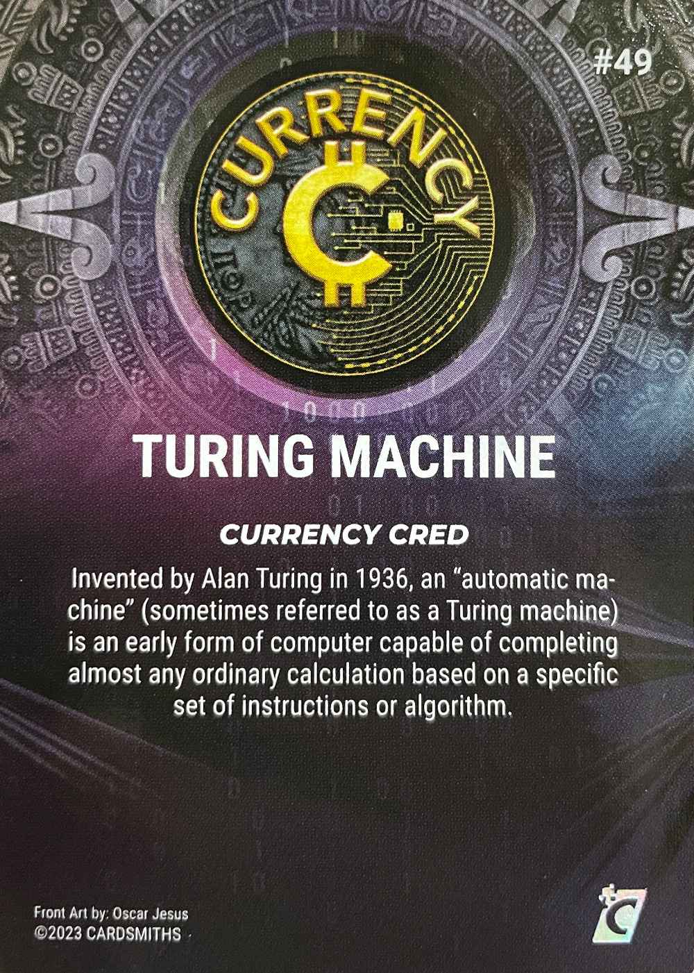 Turing Machine (Base) card back