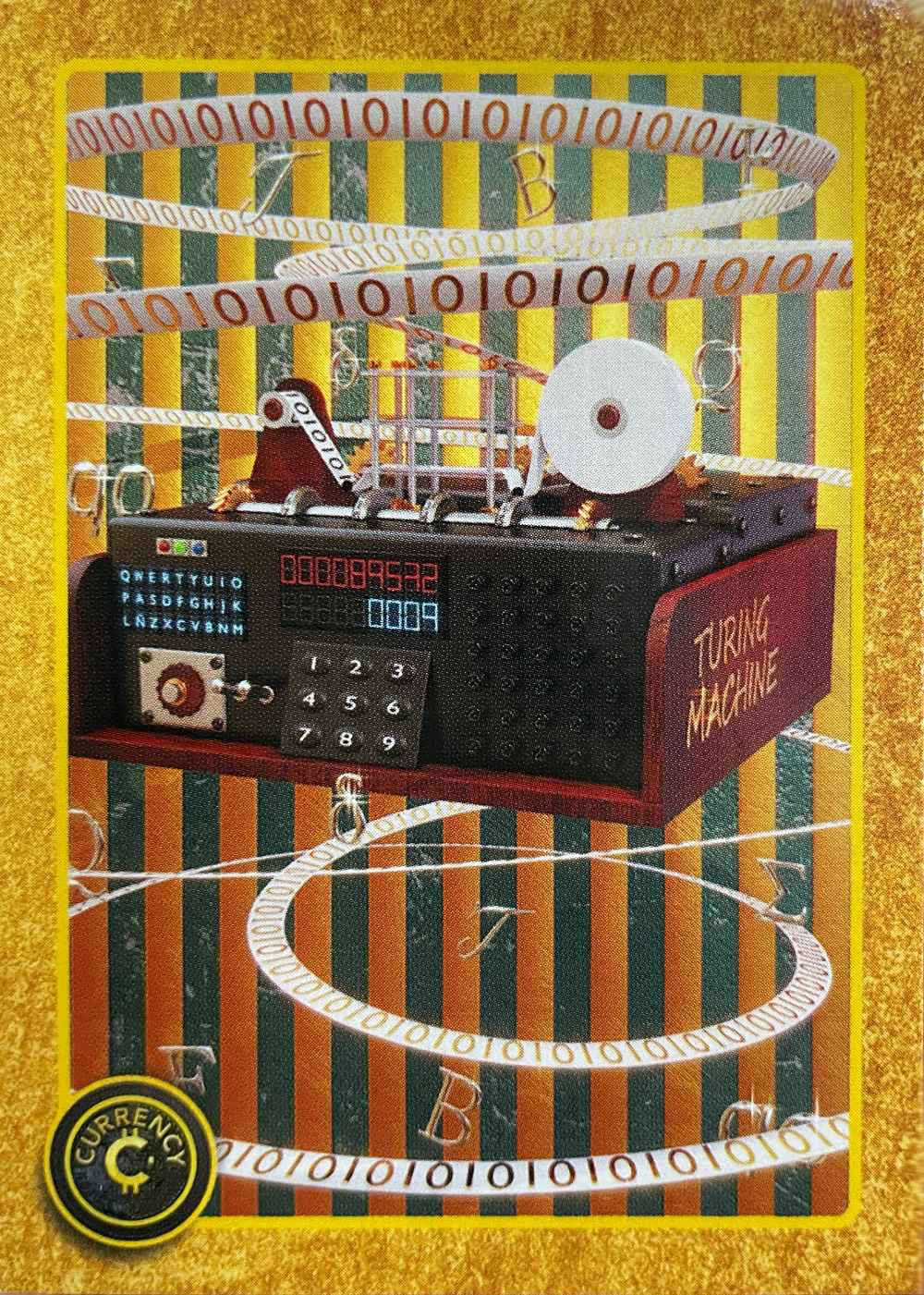 Turing Machine card front