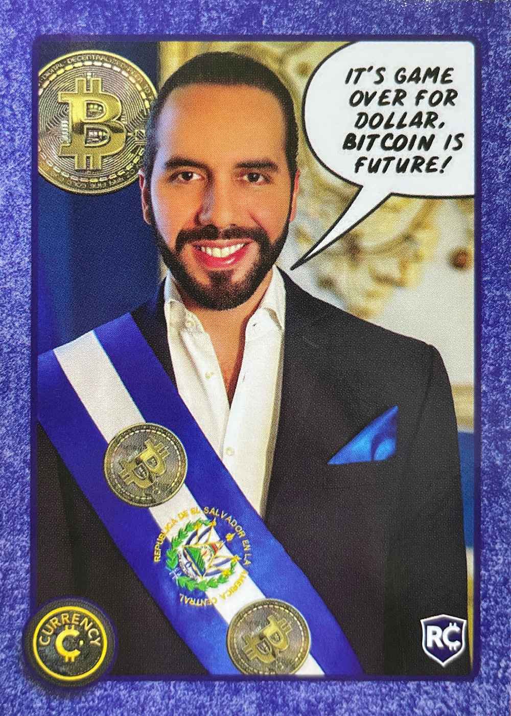 Nayib Bukele RC card front