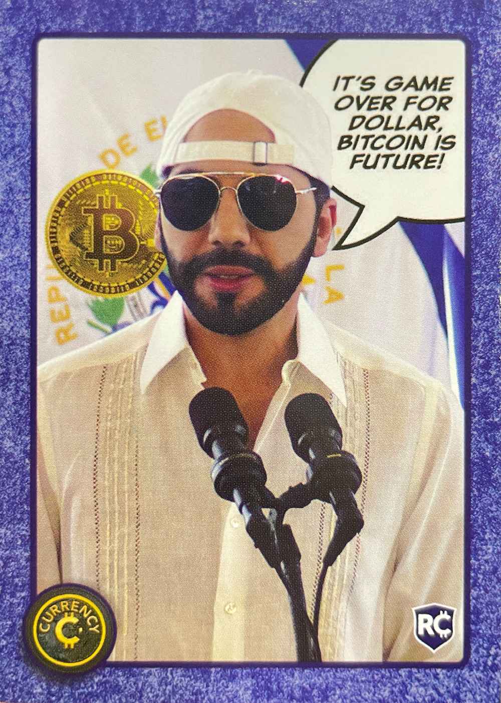 Nayib Bukele RC card front