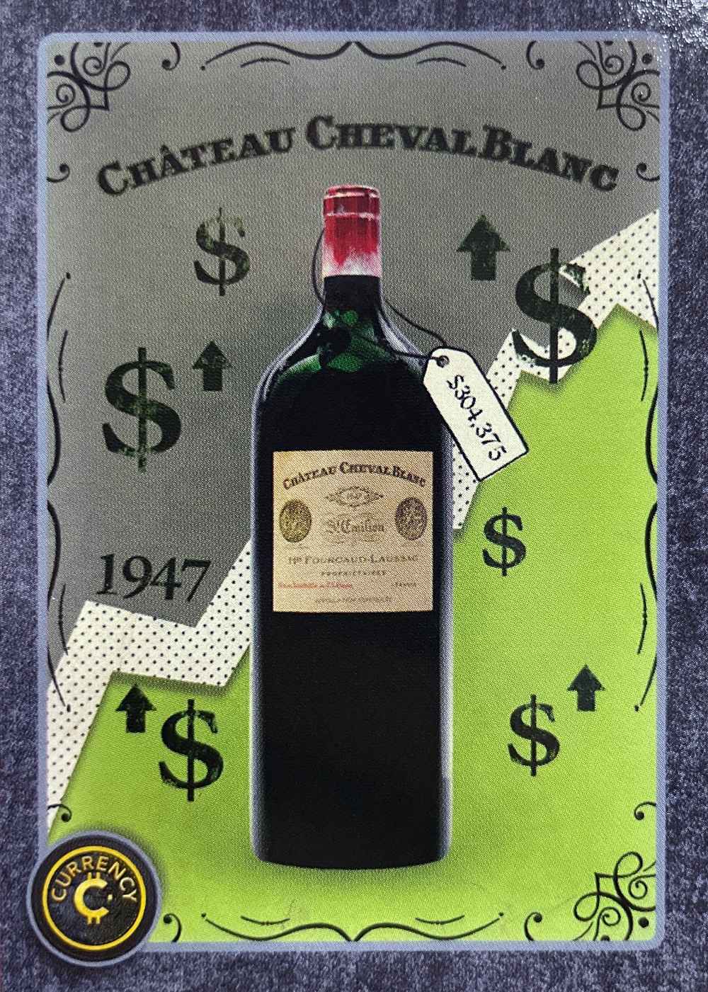 1947 French Cheval-Blanc card front