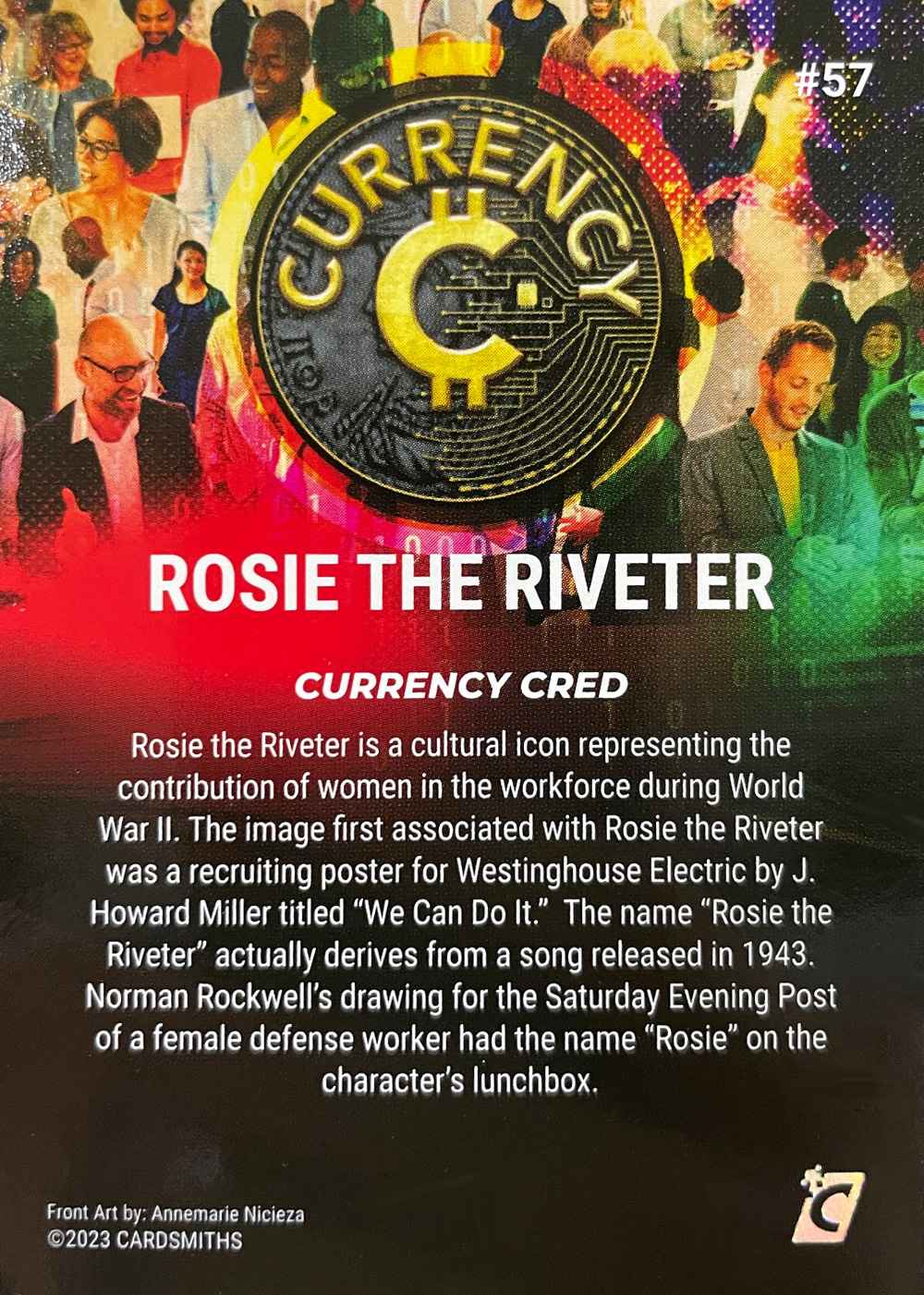 Rosie the Riveter (Base) card back