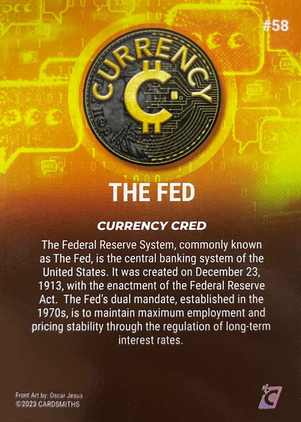 The Fed (Base) card back