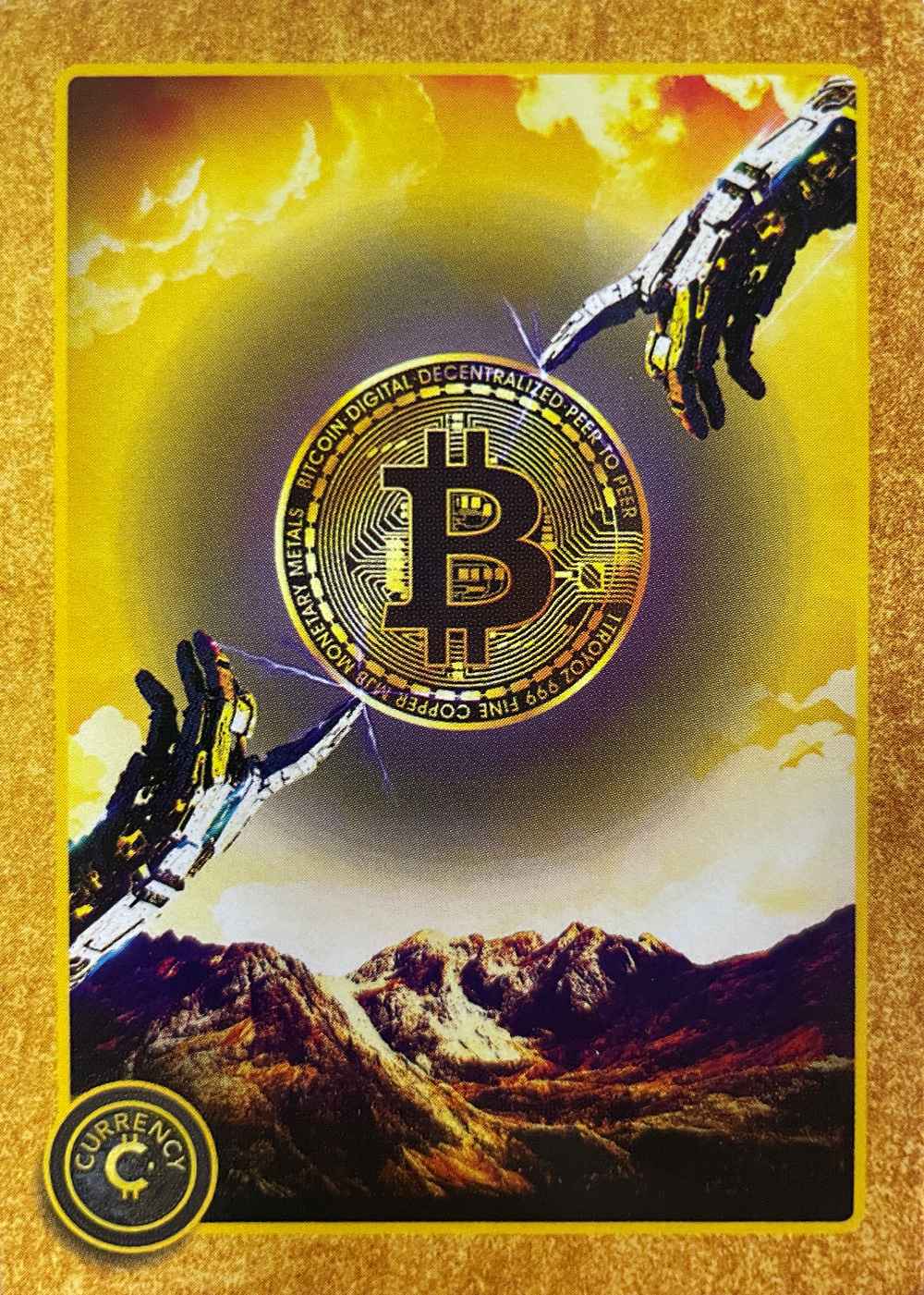 Bitcoin card front