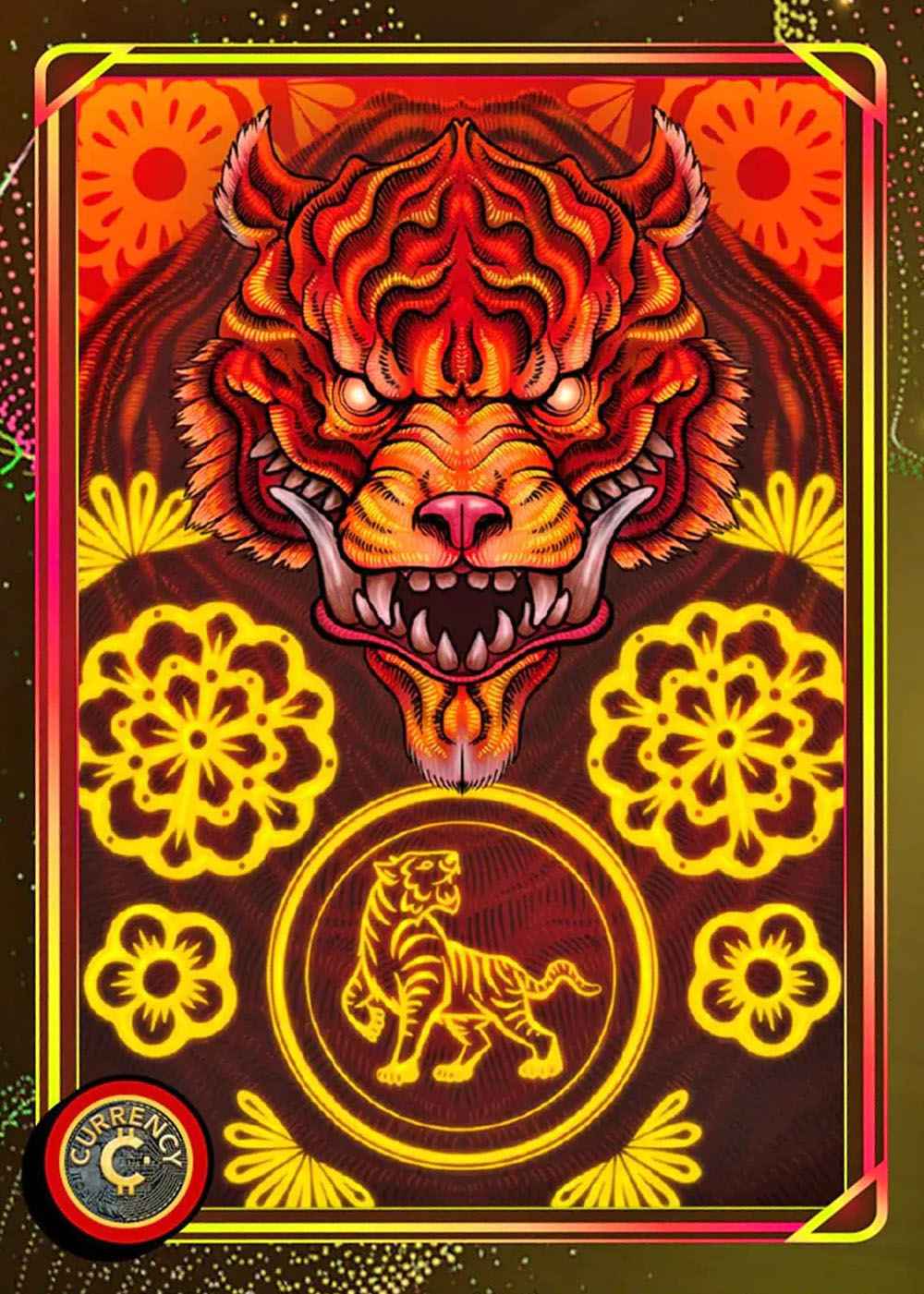 Year of the Tiger card front