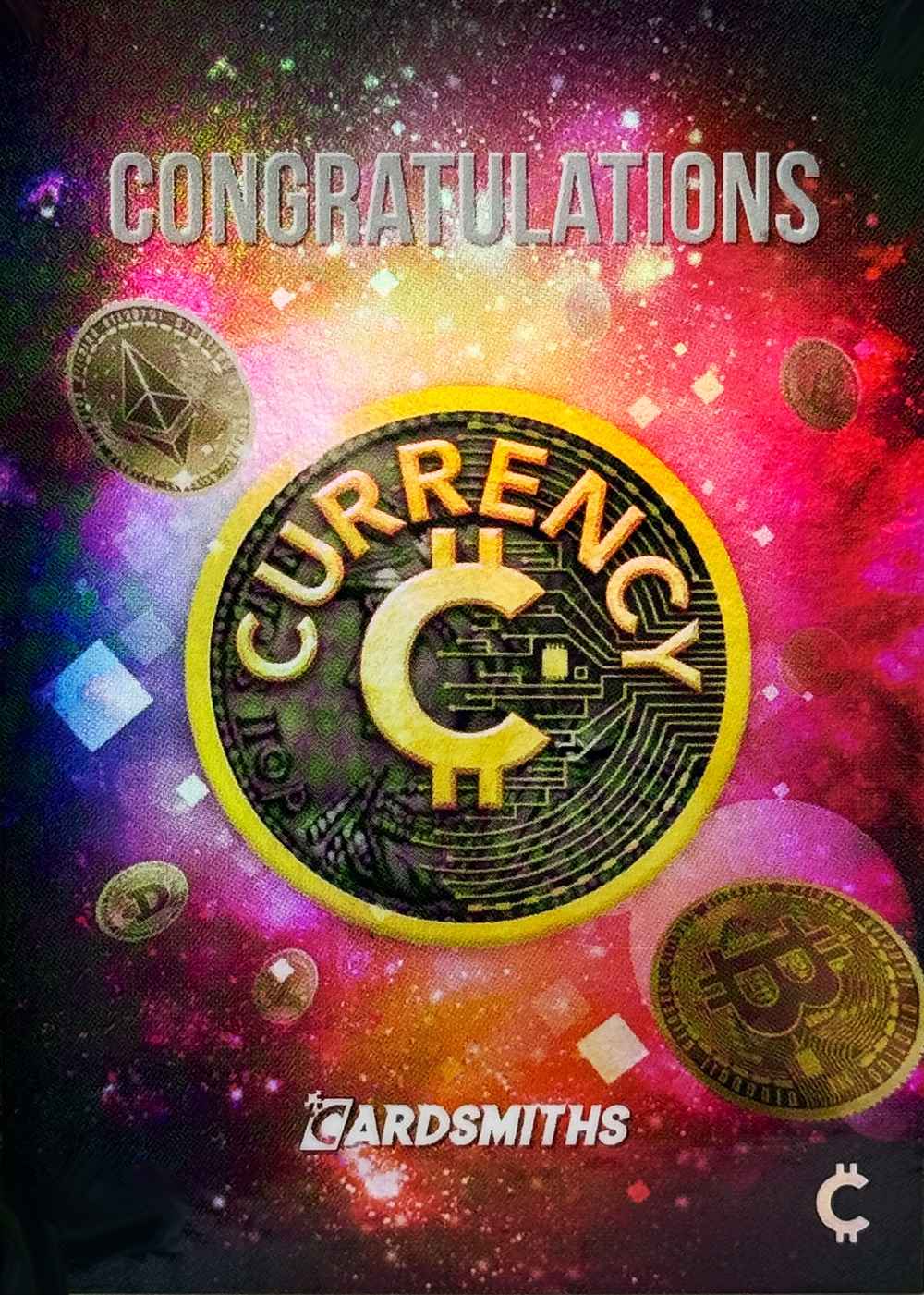 Redemption card front