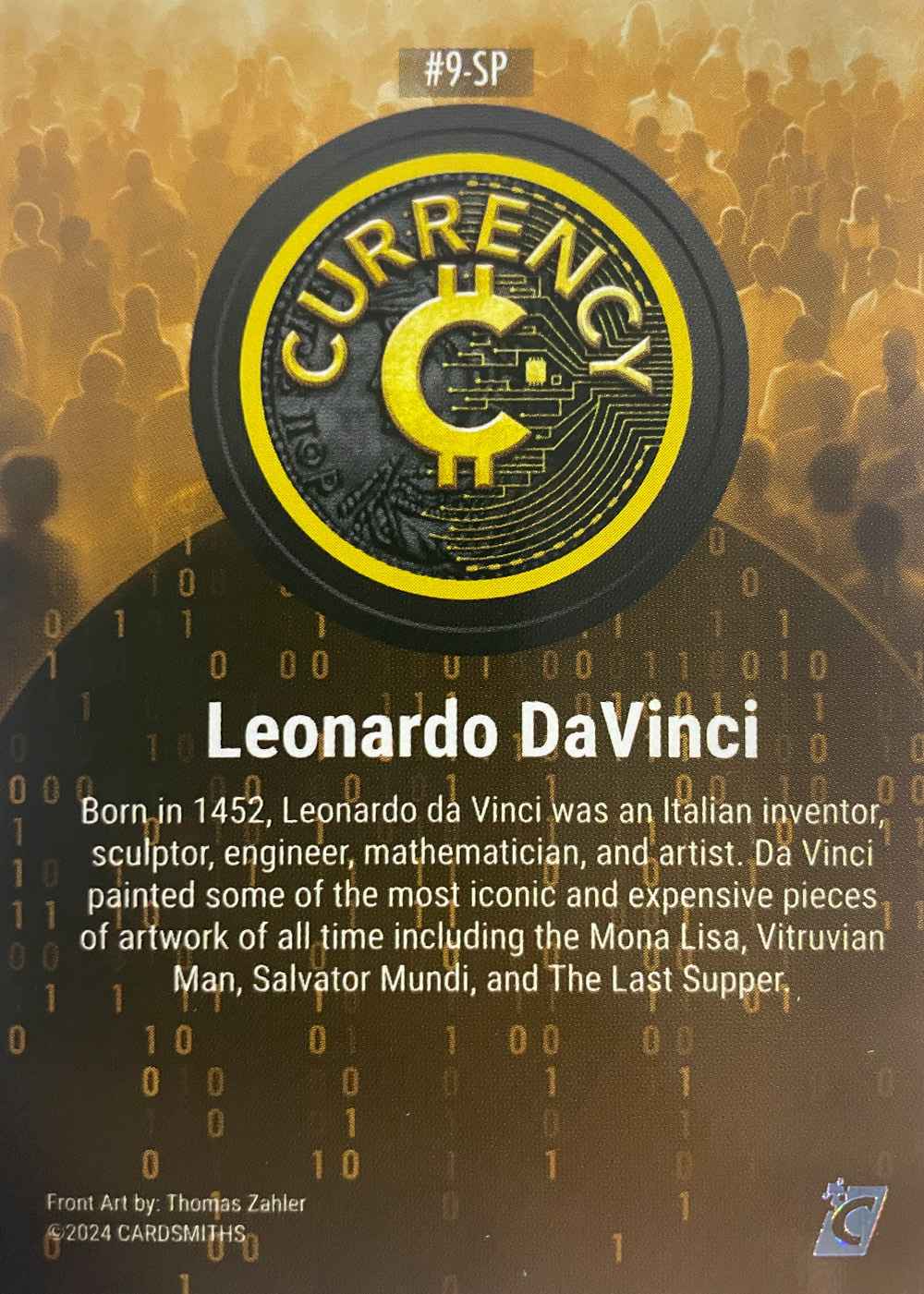 Leonardo da Vinci (Base) card back