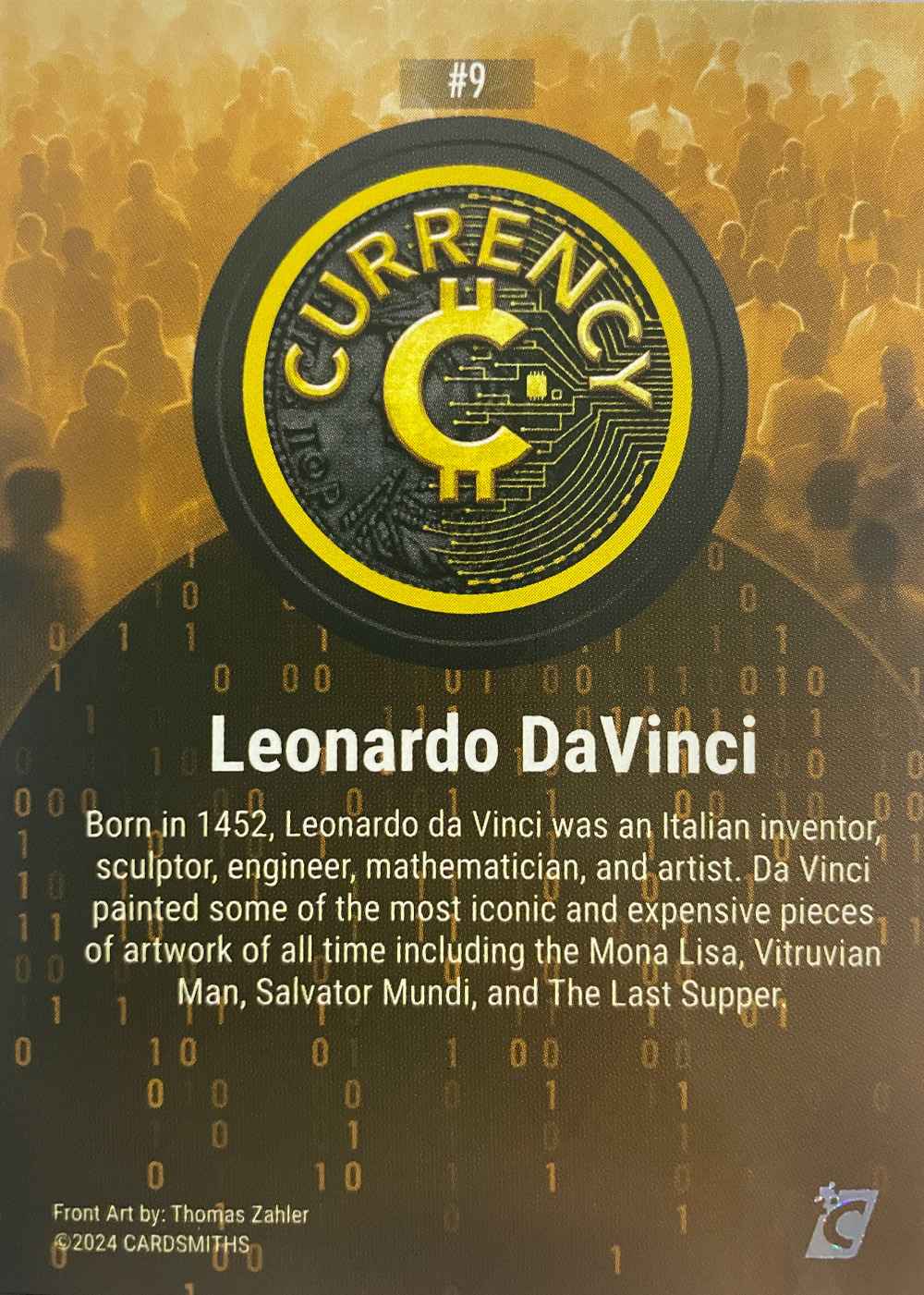 Leonardo da Vinci (Base) card back
