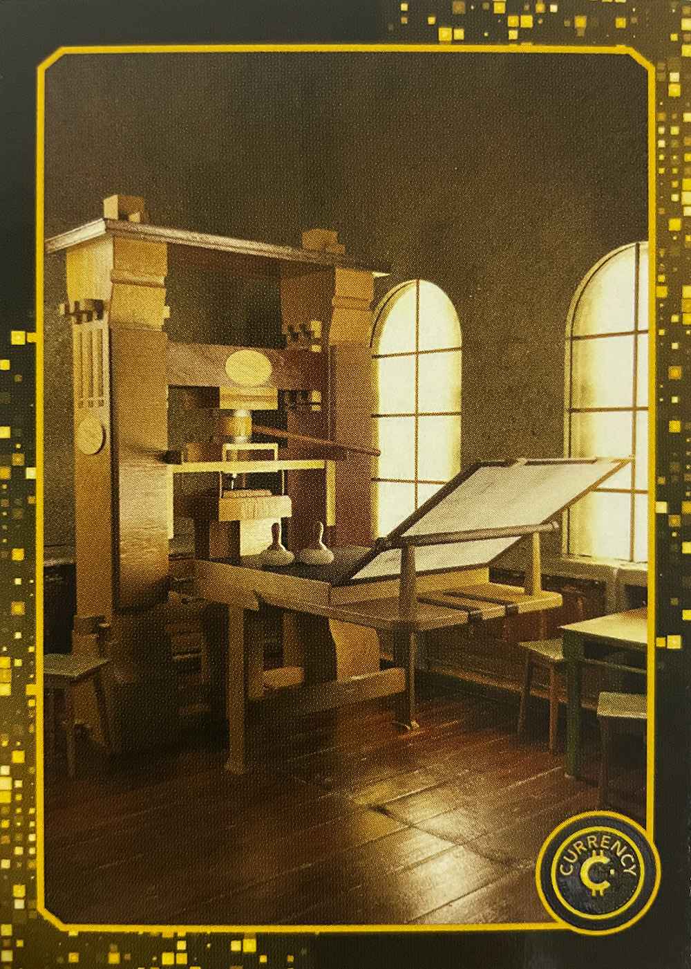 Gutenberg Printing Press card front