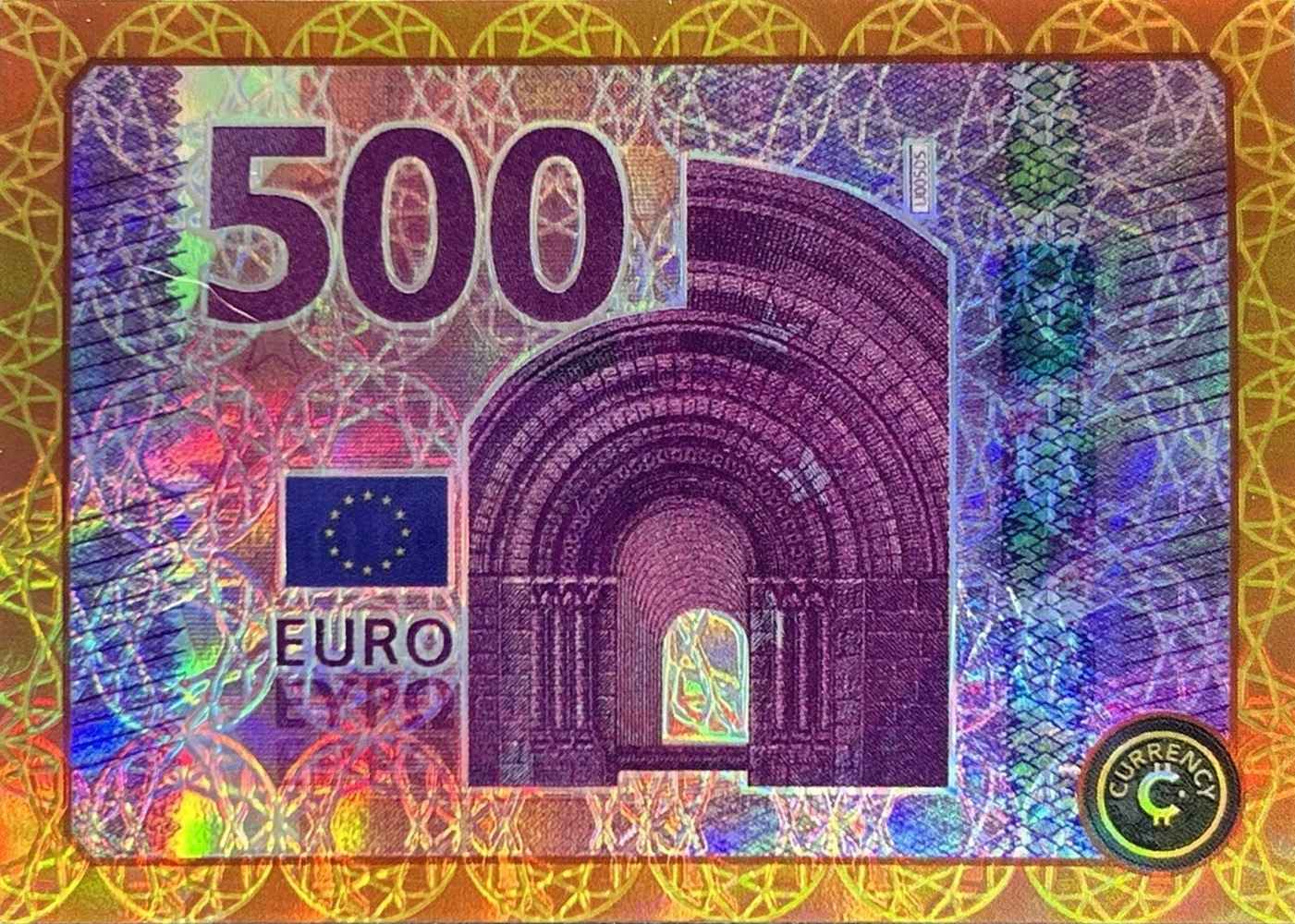 $500 European Central Bank Note (Beryl) thumbnail
